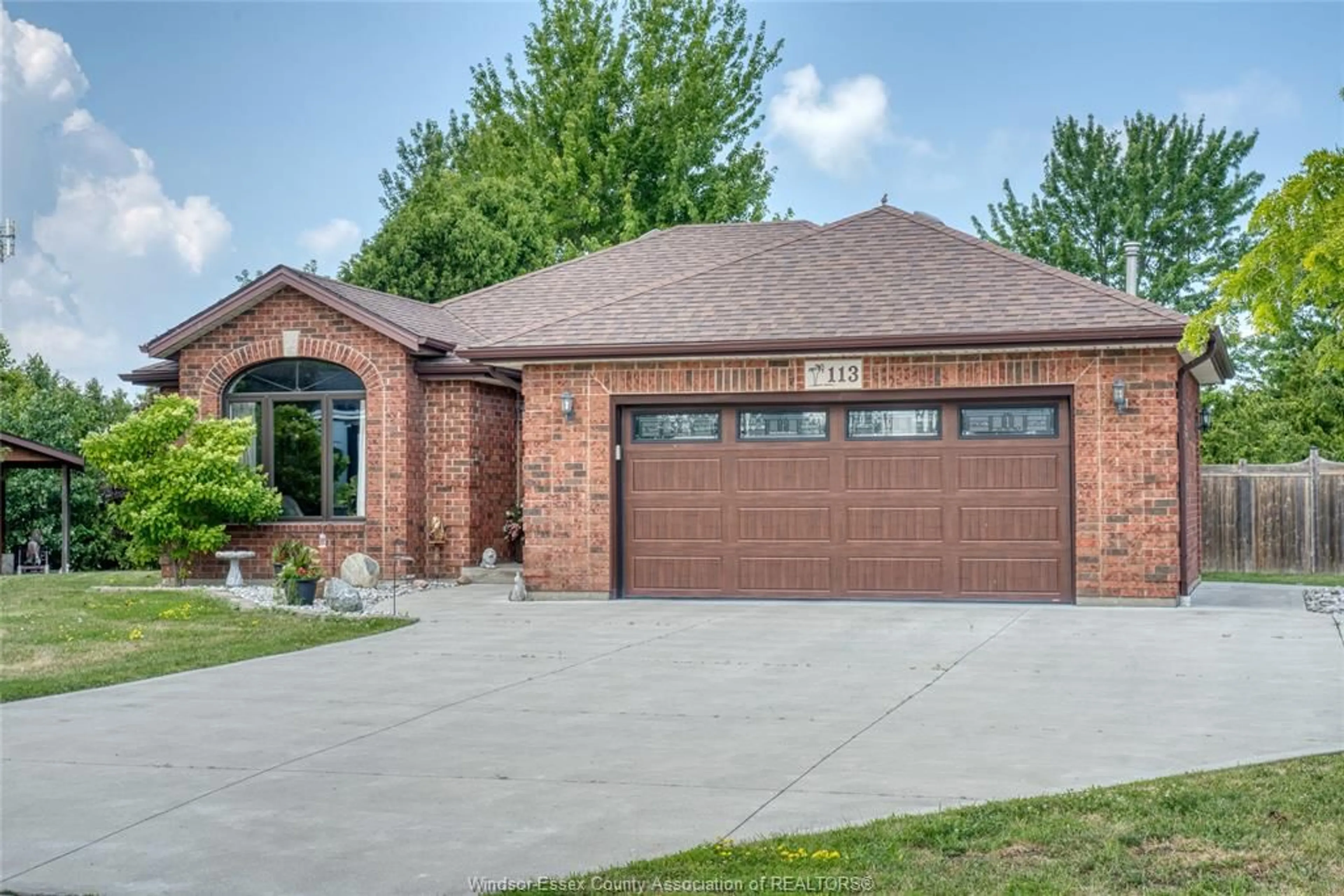 Home with brick exterior material, street for 113 BEACH Crt, Stoney Point Ontario N0R 1N0