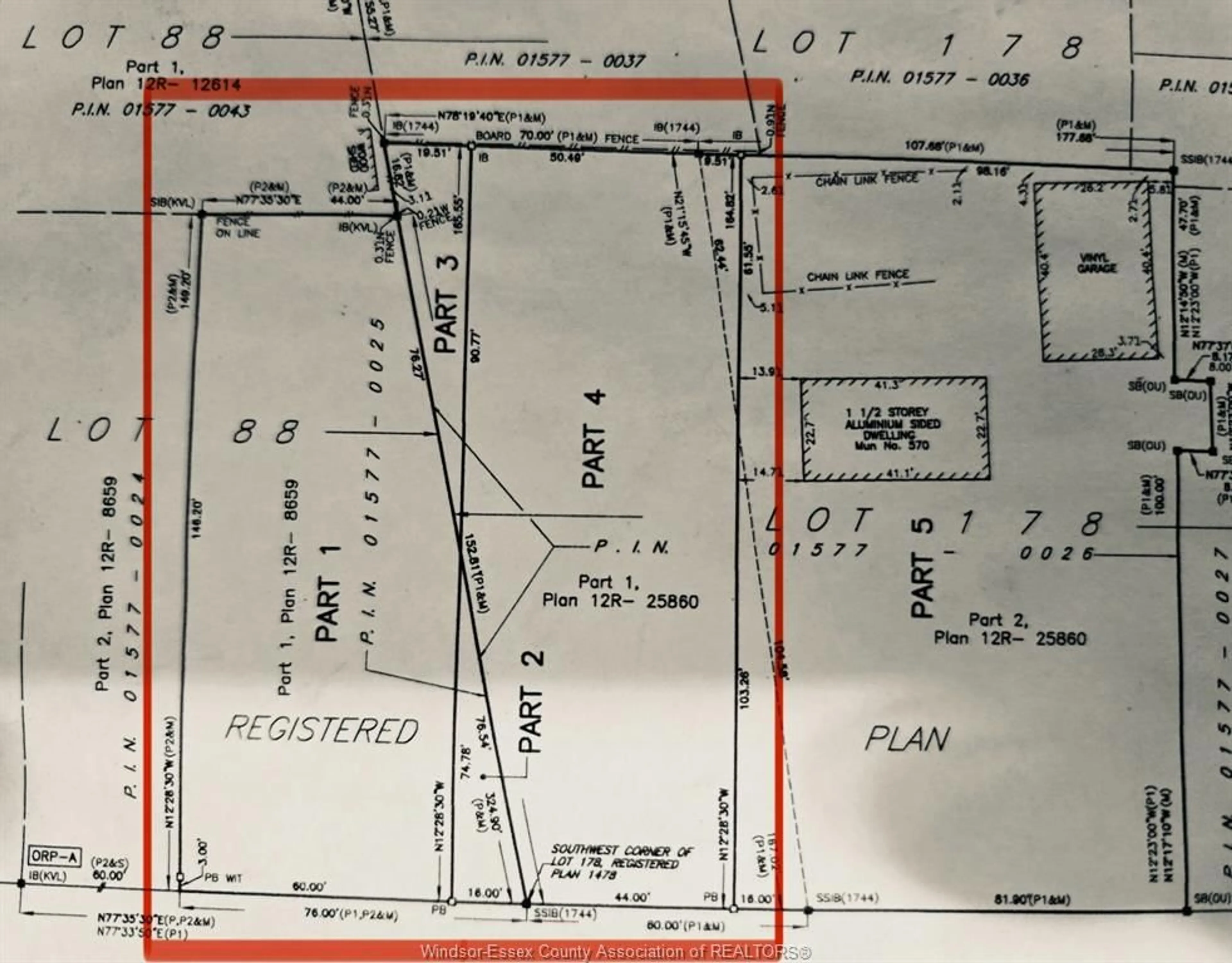 Picture of a map for 590 COUSINEAU Rd, Windsor Ontario N9G 1V5