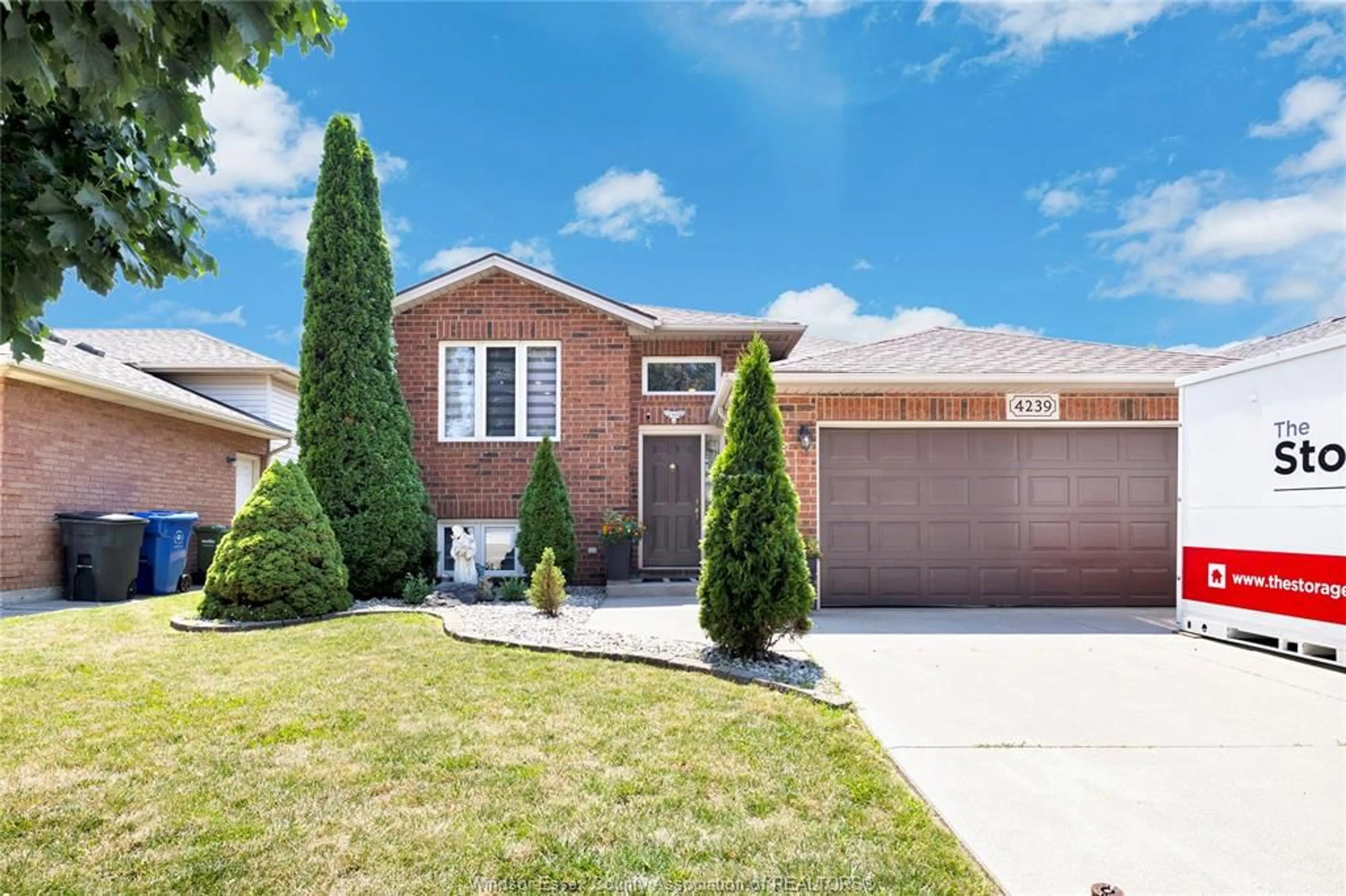 Home with brick exterior material, street for 4239 MARLO, Windsor Ontario N9G 2Y6
