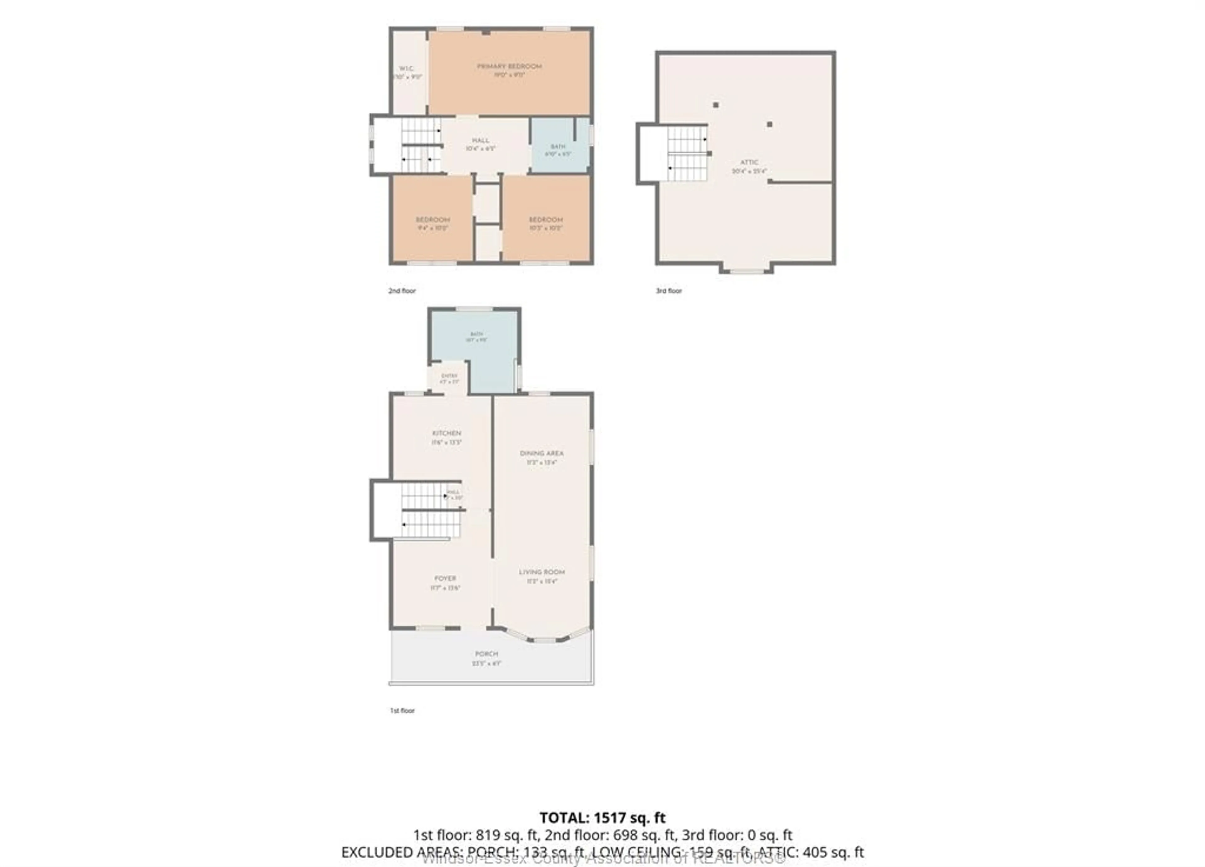 Floor plan for 916 LINCOLN Rd, Windsor Ontario N8Y 2H2