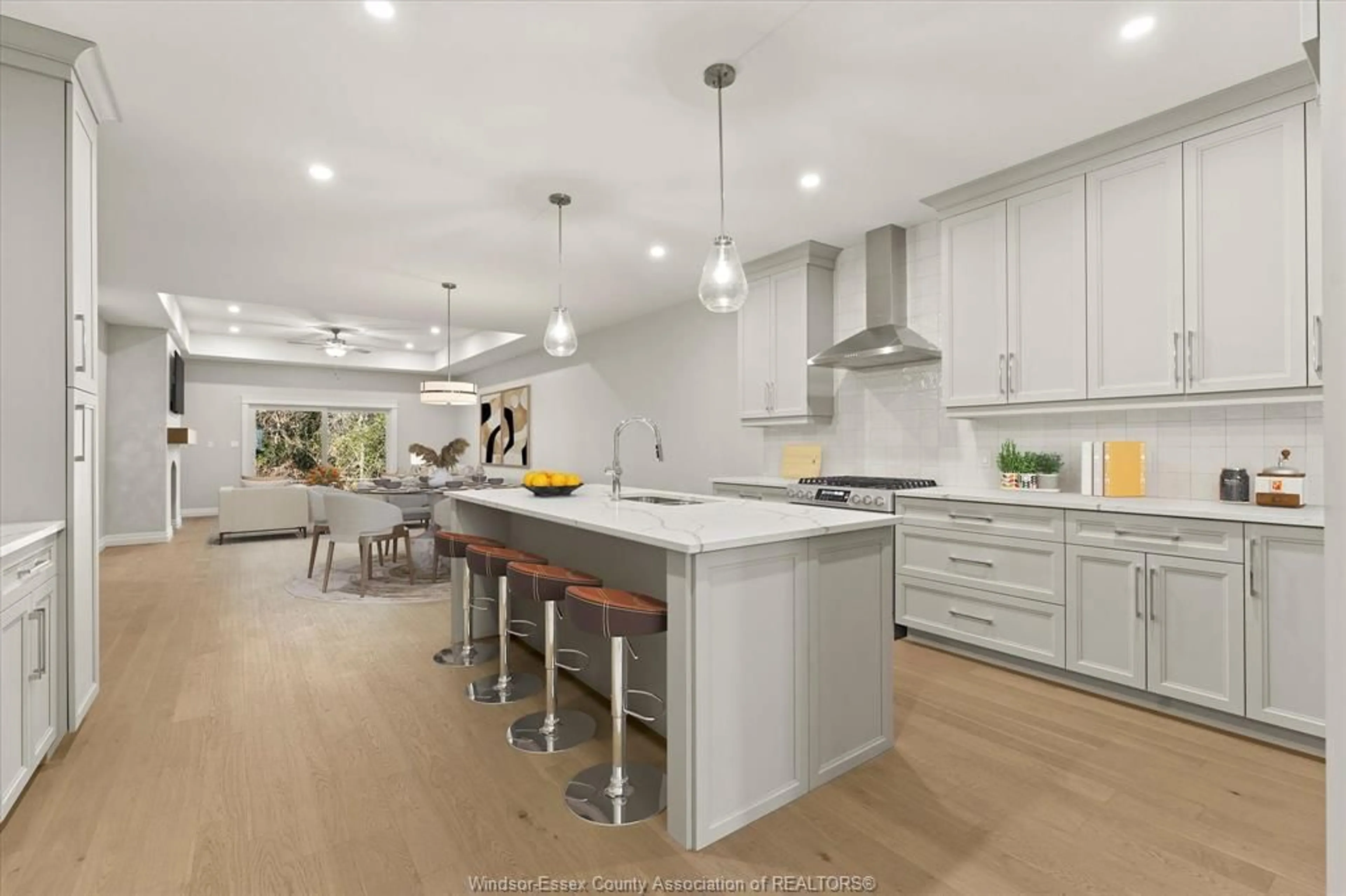 Open concept kitchen, ceramic/tile floor for 3265 TULLIO Dr, LaSalle Ontario N9H 1H3