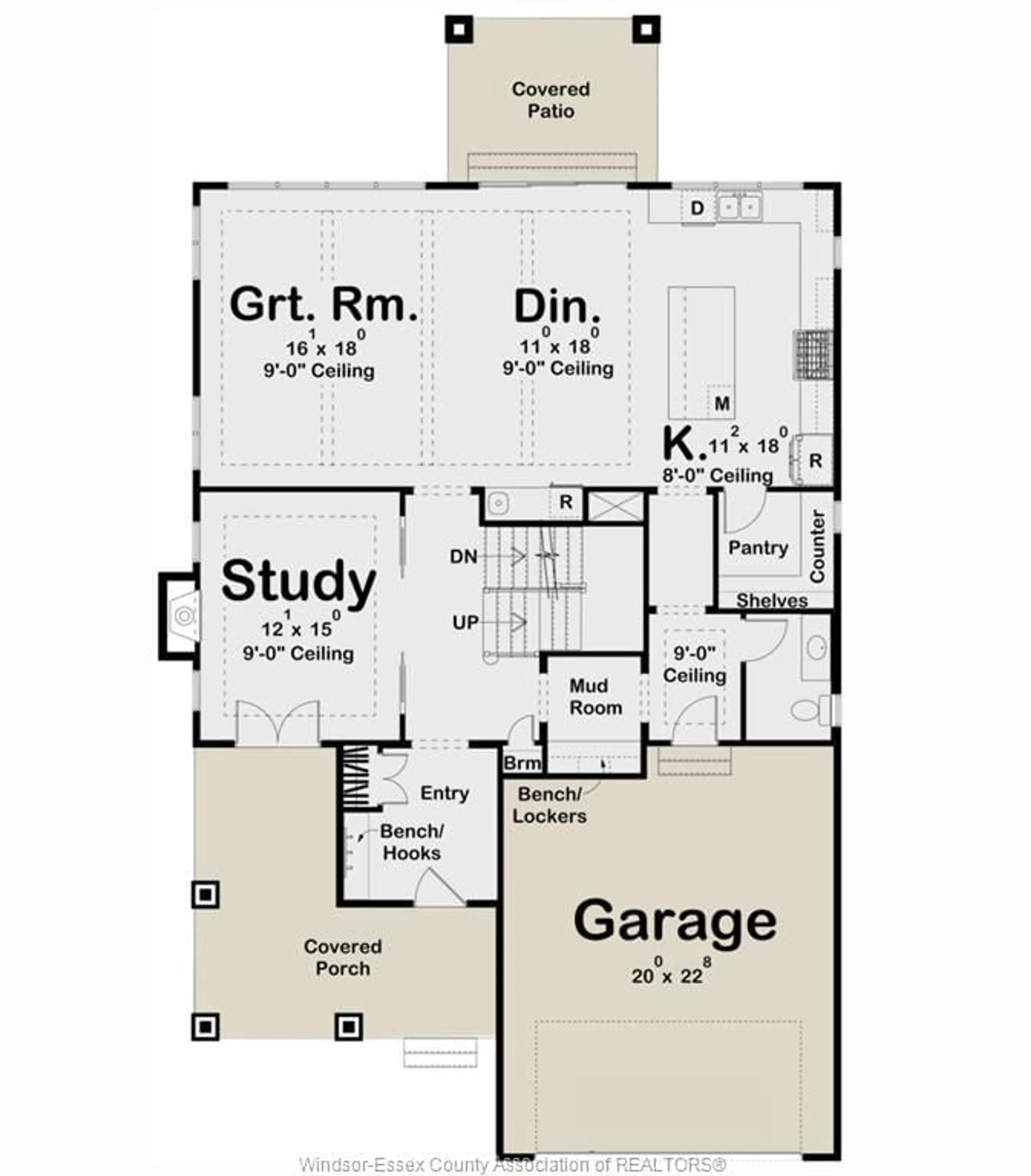 Floor plan for 6335 DISPUTED Rd, LaSalle Ontario N9H 1X7