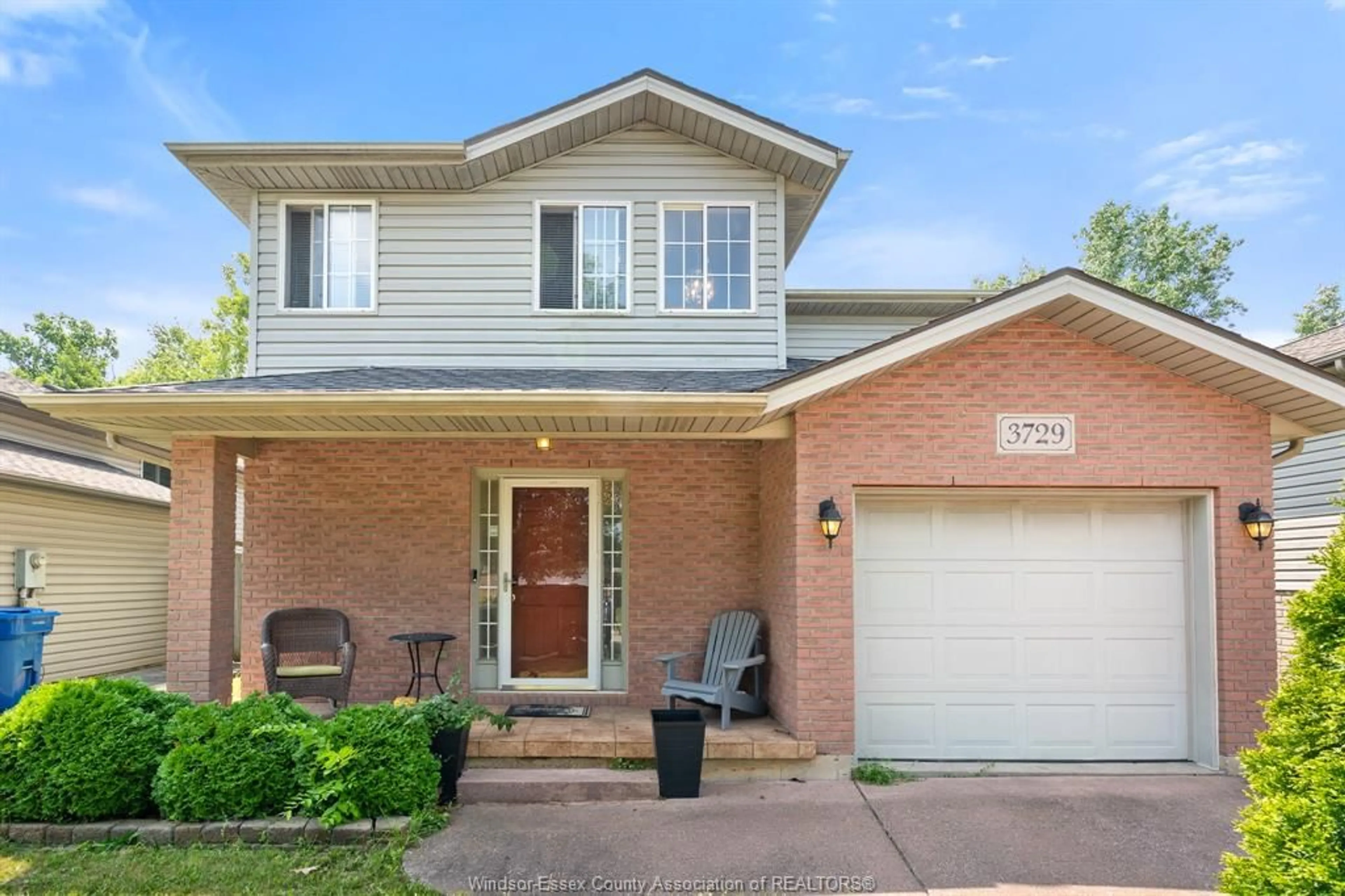 Home with brick exterior material, street for 3729 SHINGLECREEK, Windsor Ontario N8W 5T8