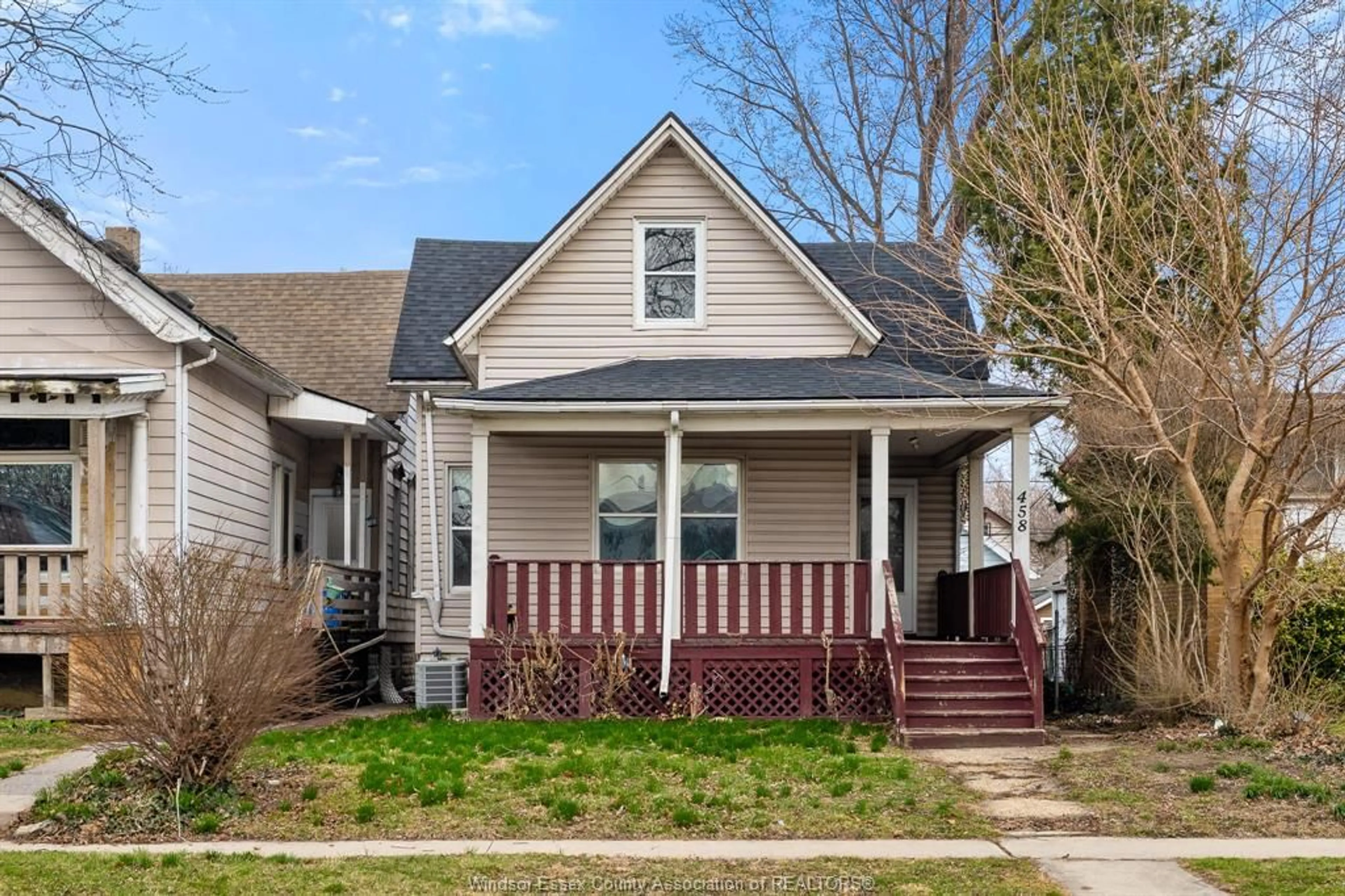 Home with vinyl exterior material, street for 458-460 WAHKETA, Windsor Ontario N8X 1B6