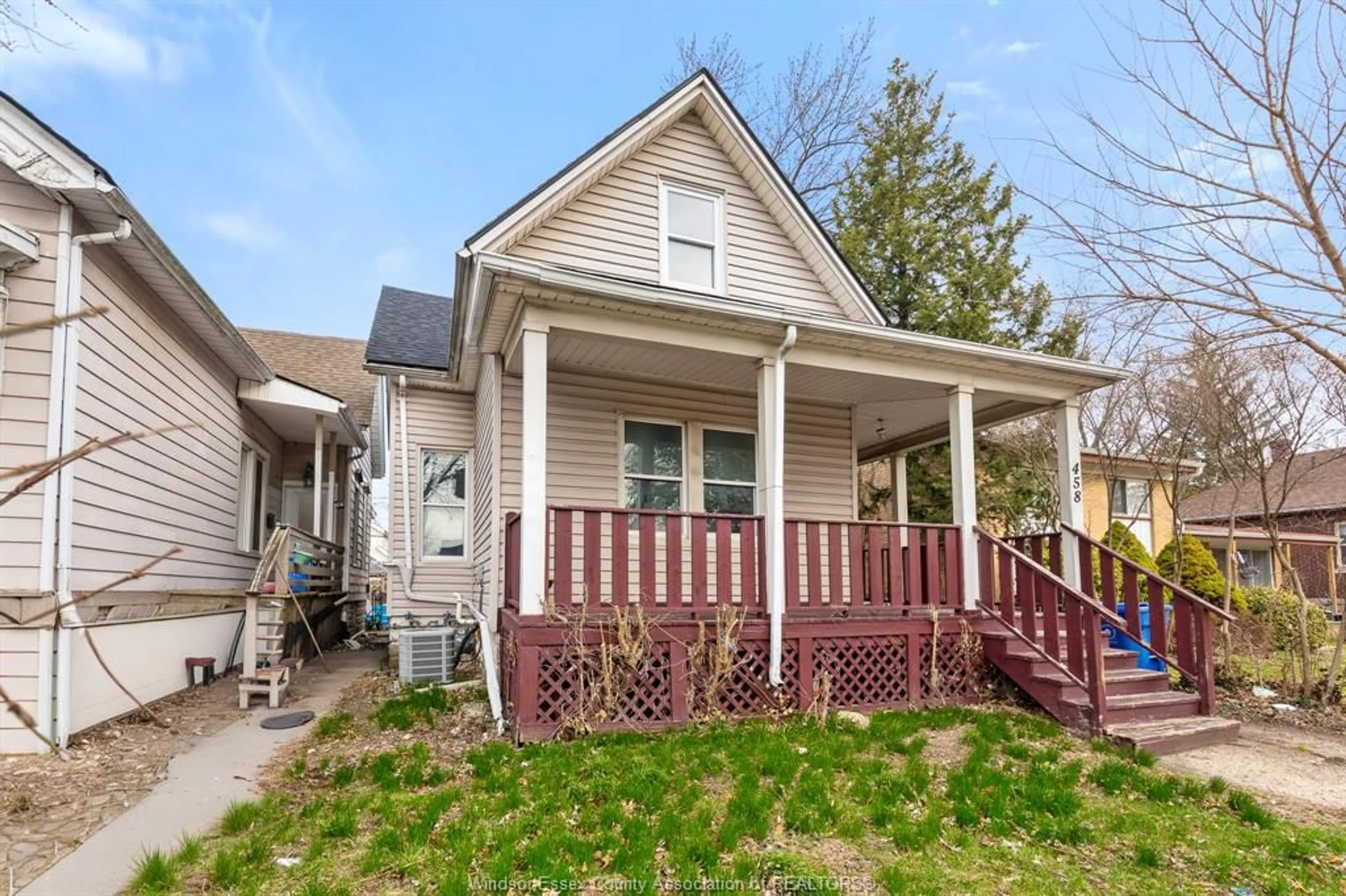 Home with vinyl exterior material, street for 458-460 WAHKETA, Windsor Ontario N8X 1B6