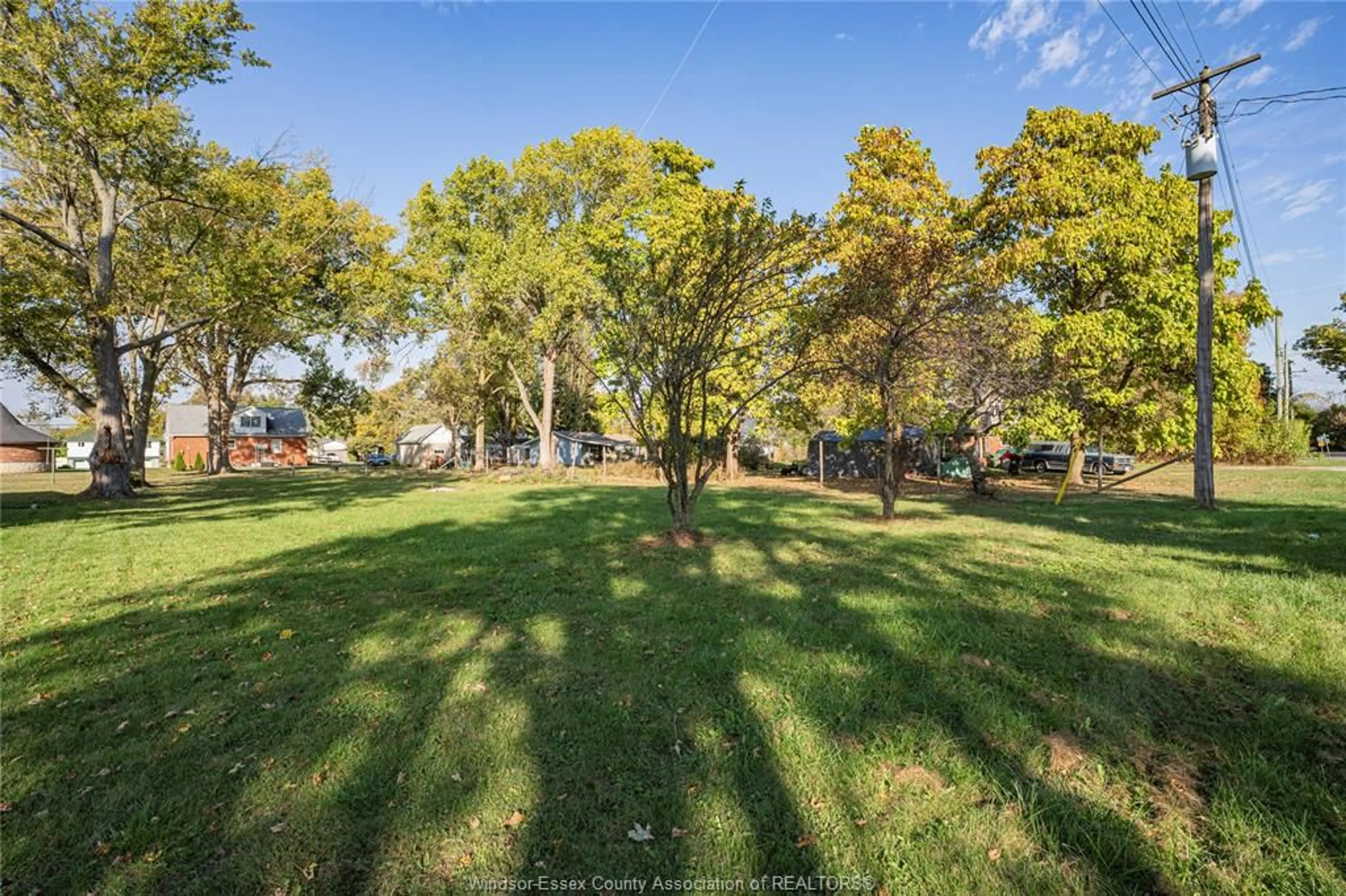 A pic from outside/outdoor area/front of a property/back of a property/a pic from drone, forest/trees view for V/L Victoria St, Woodslee Ontario N0R 1V0