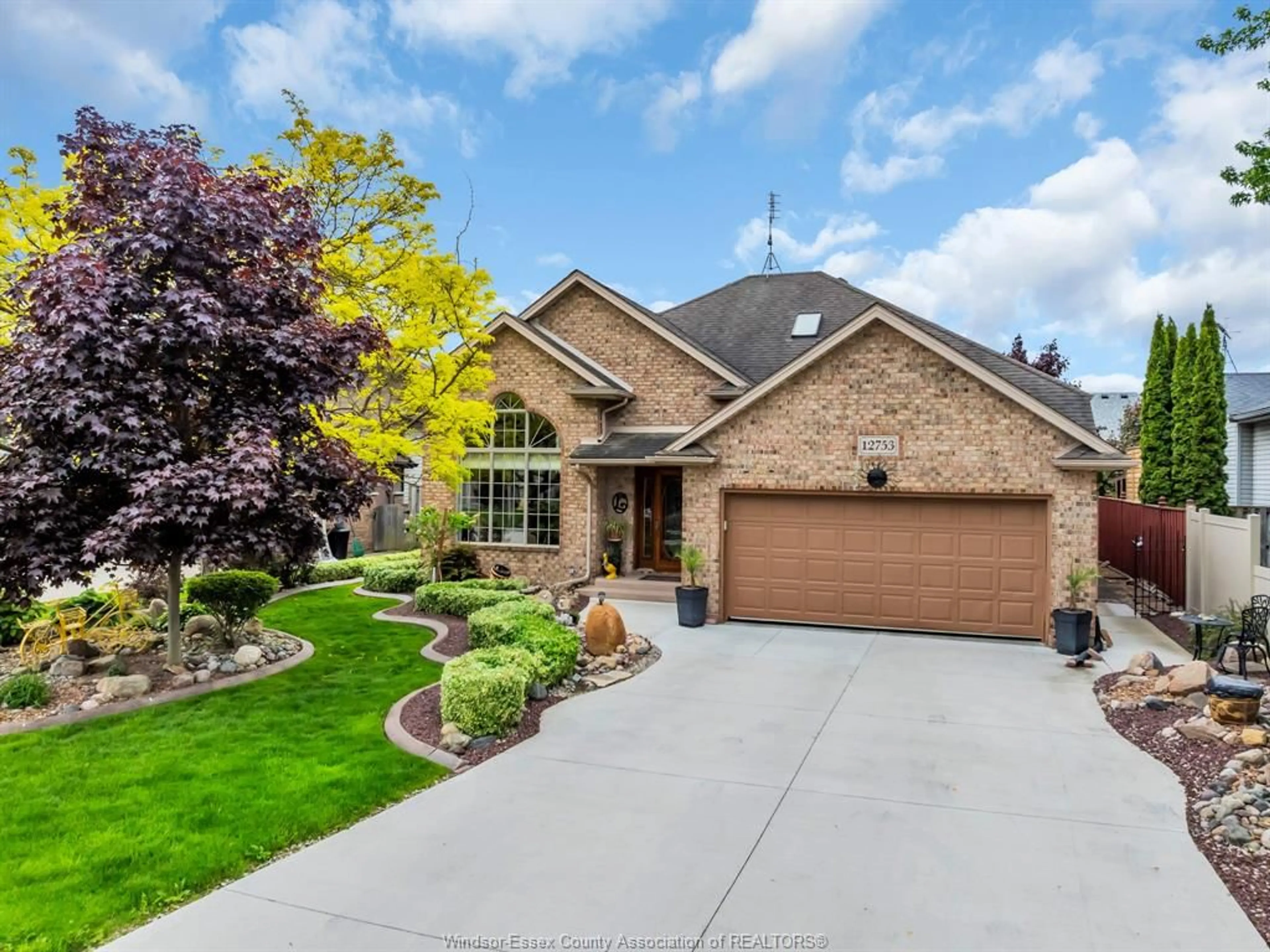 Home with brick exterior material, street for 12753 JACIE Crt, Tecumseh Ontario N8N 4W9