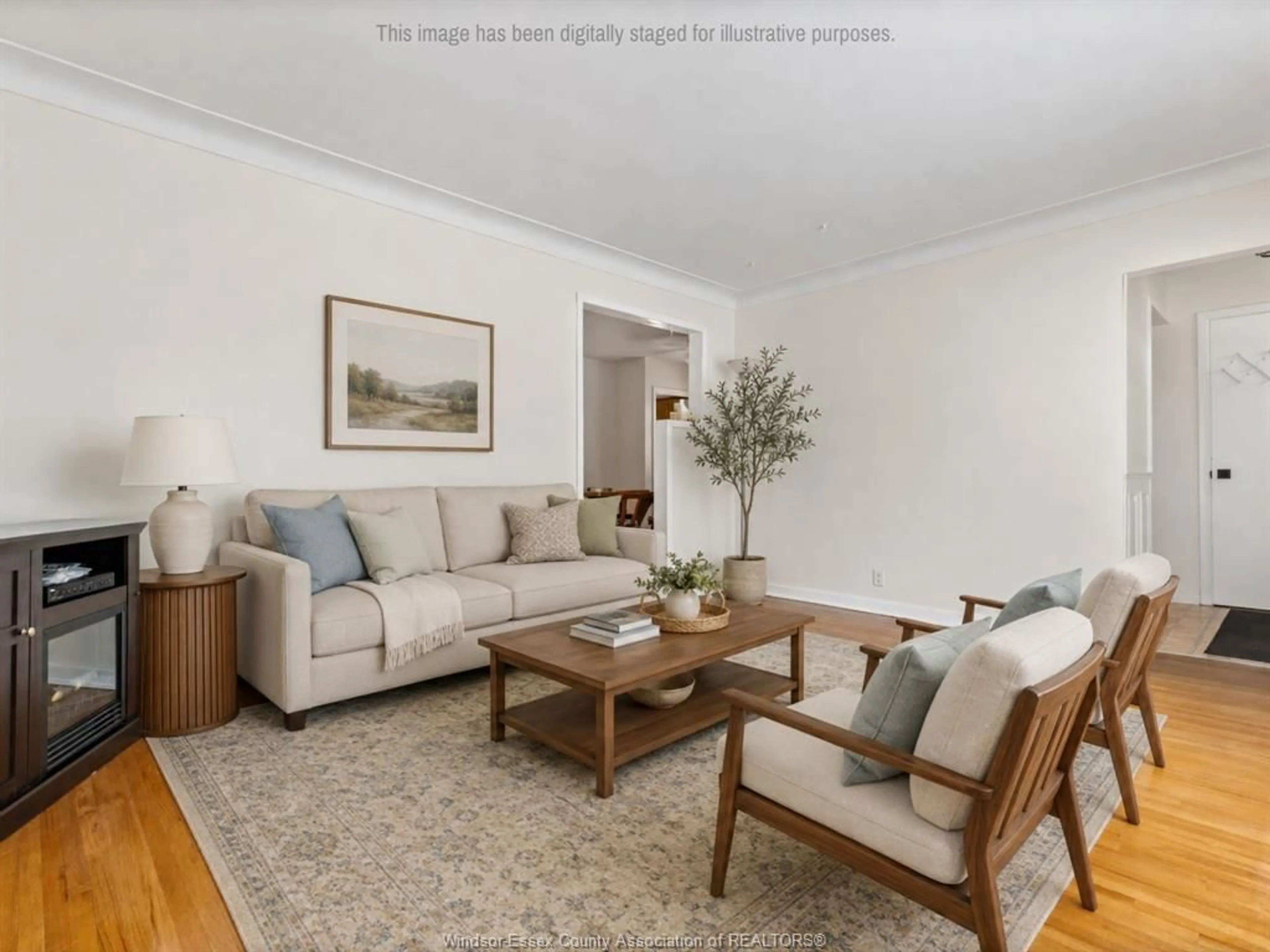 Living room with furniture, unknown for 3800 ROSEMOUNT Ave, Windsor Ontario N9C 2E5