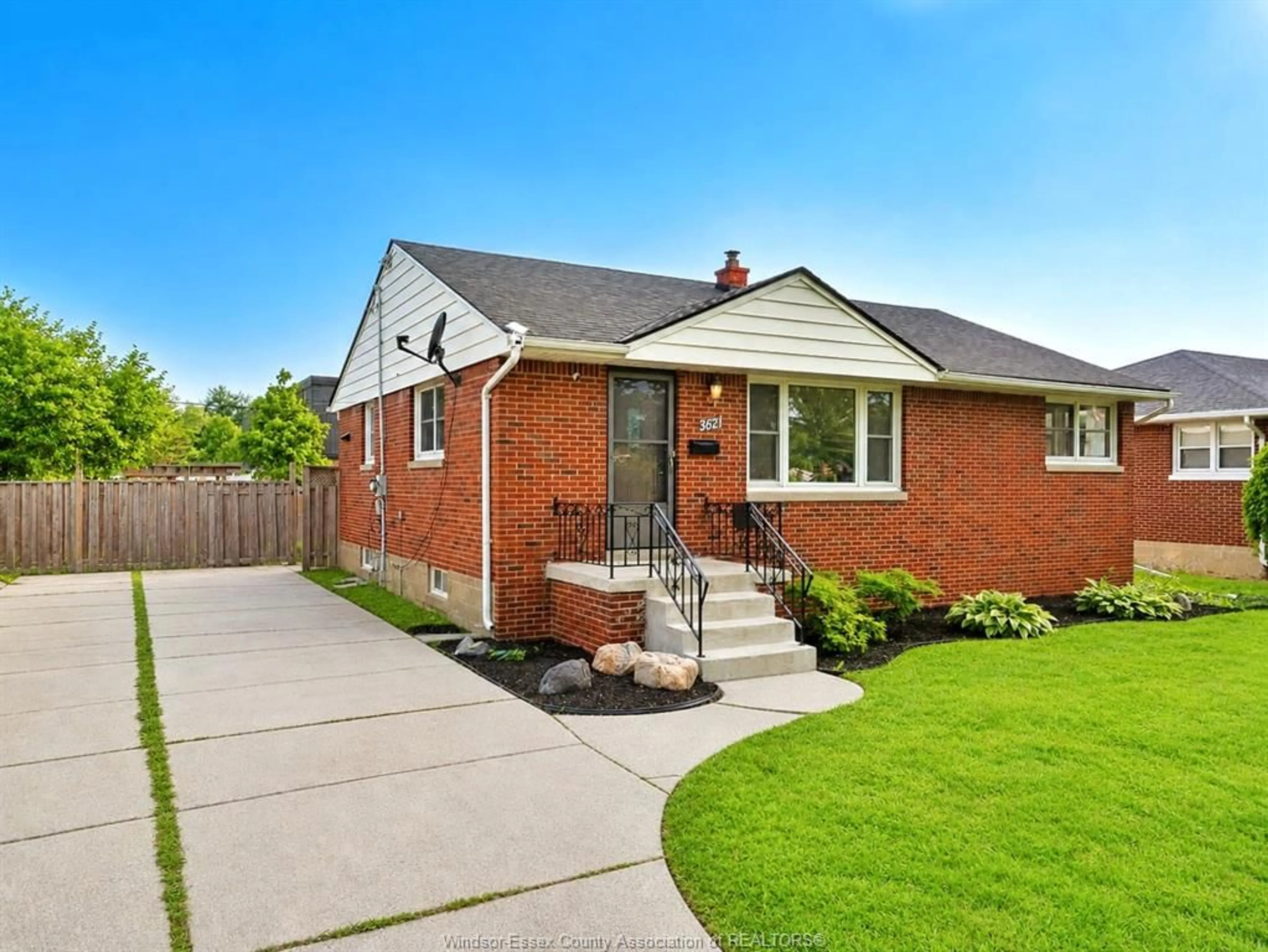 Home with brick exterior material, street for 3621 MCKAY Ave, Windsor Ontario N9E 2S3