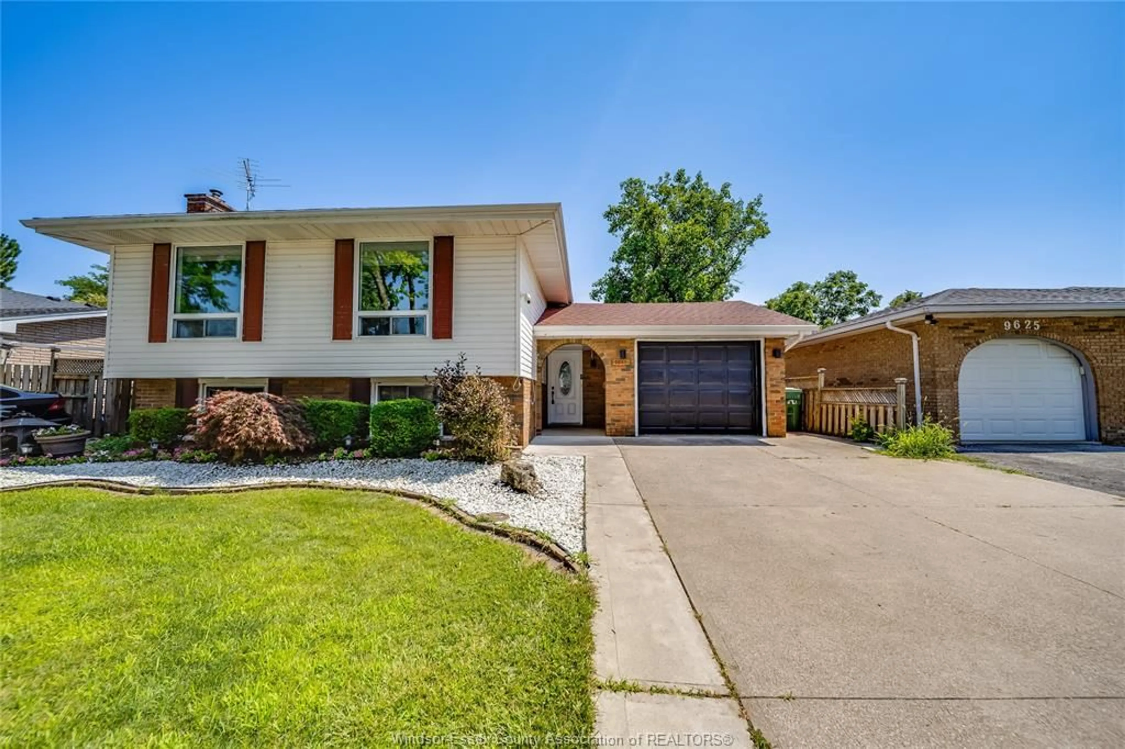 Home with brick exterior material, street for 9645 ASGARD RD., Windsor Ontario N8R 1E1