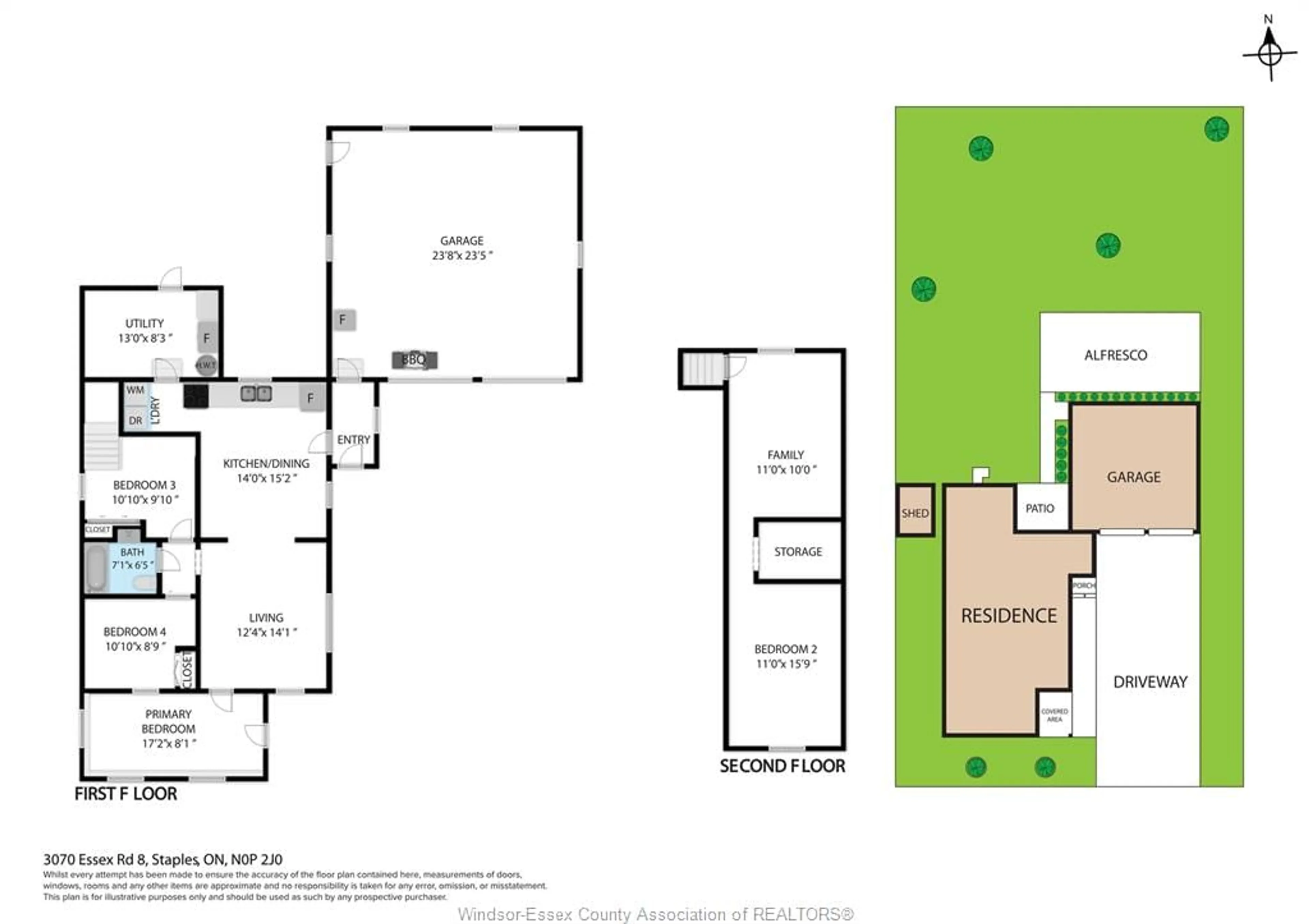 Floor plan for 3070 County Rd 8, Lakeshore Ontario N0P 2J0