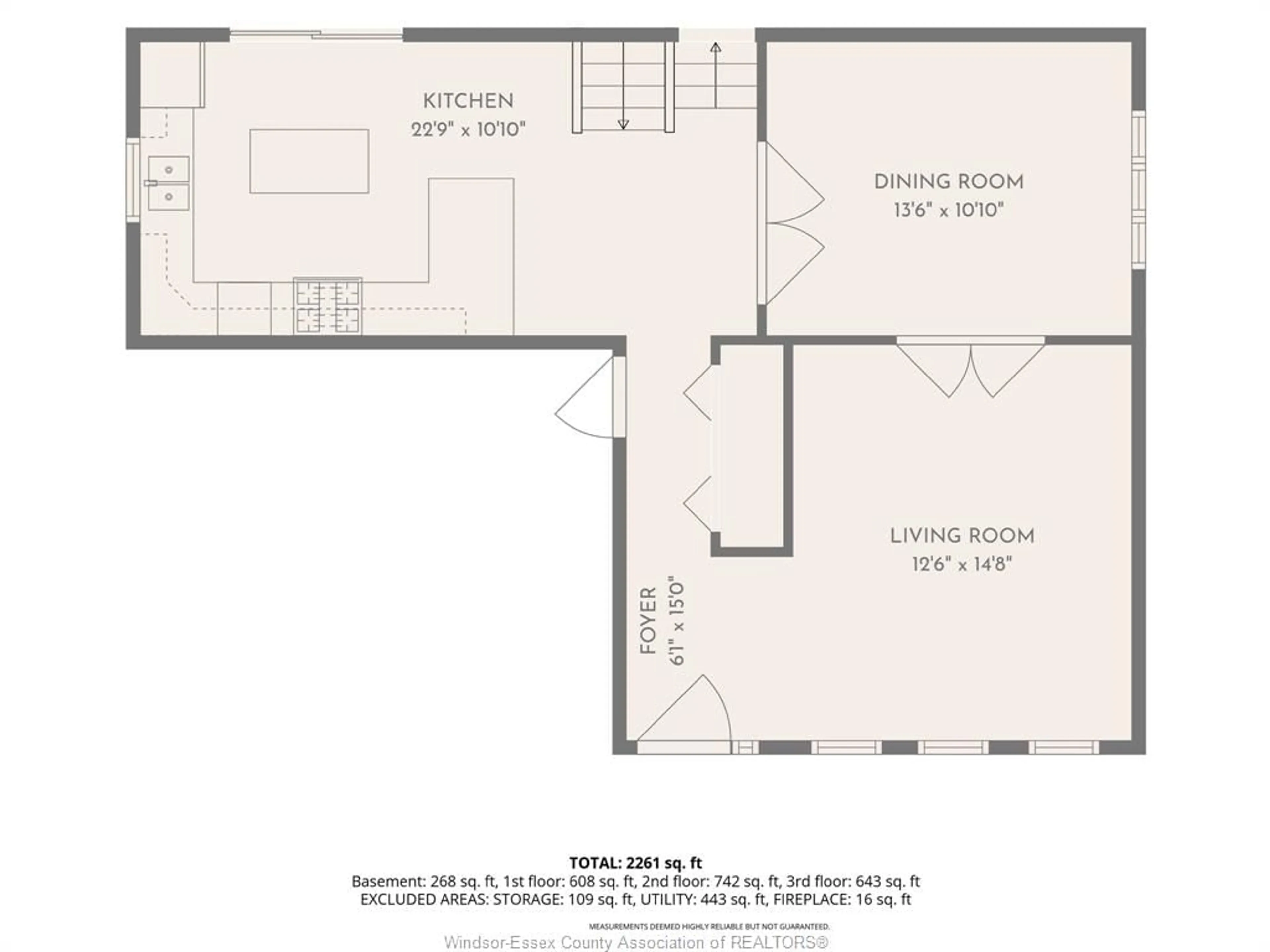 Floor plan for 1292 Kenwick Way, LaSalle Ontario N9H 2H1