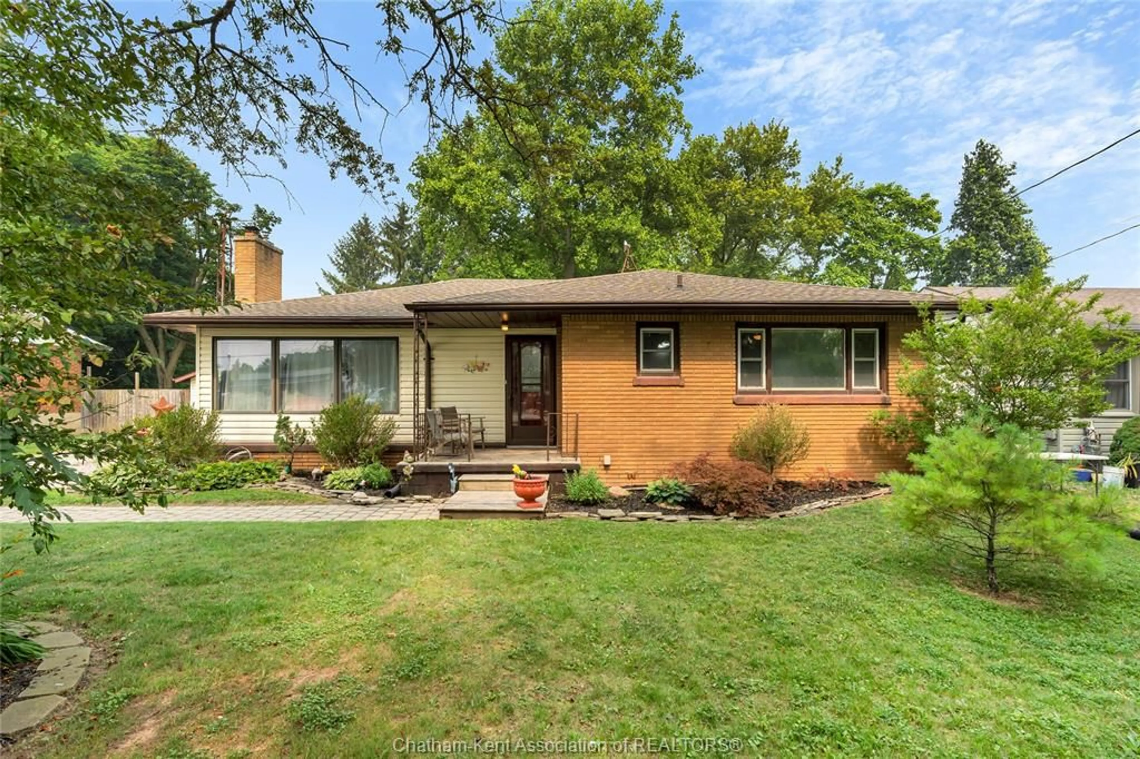 Home with brick exterior material, street for 9467 LONGWOODS Rd, Chatham Township Ontario N7M 5J7