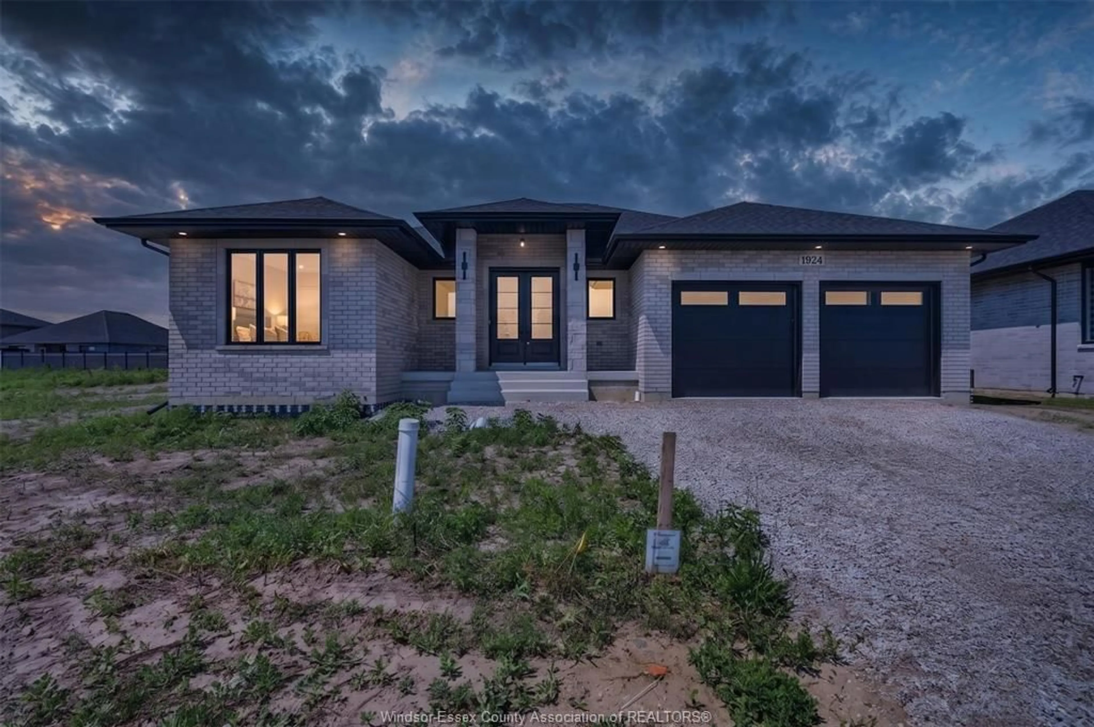 Home with brick exterior material, street for 1920 SANNITA Ave, Kingsville Ontario N9Y 0G5