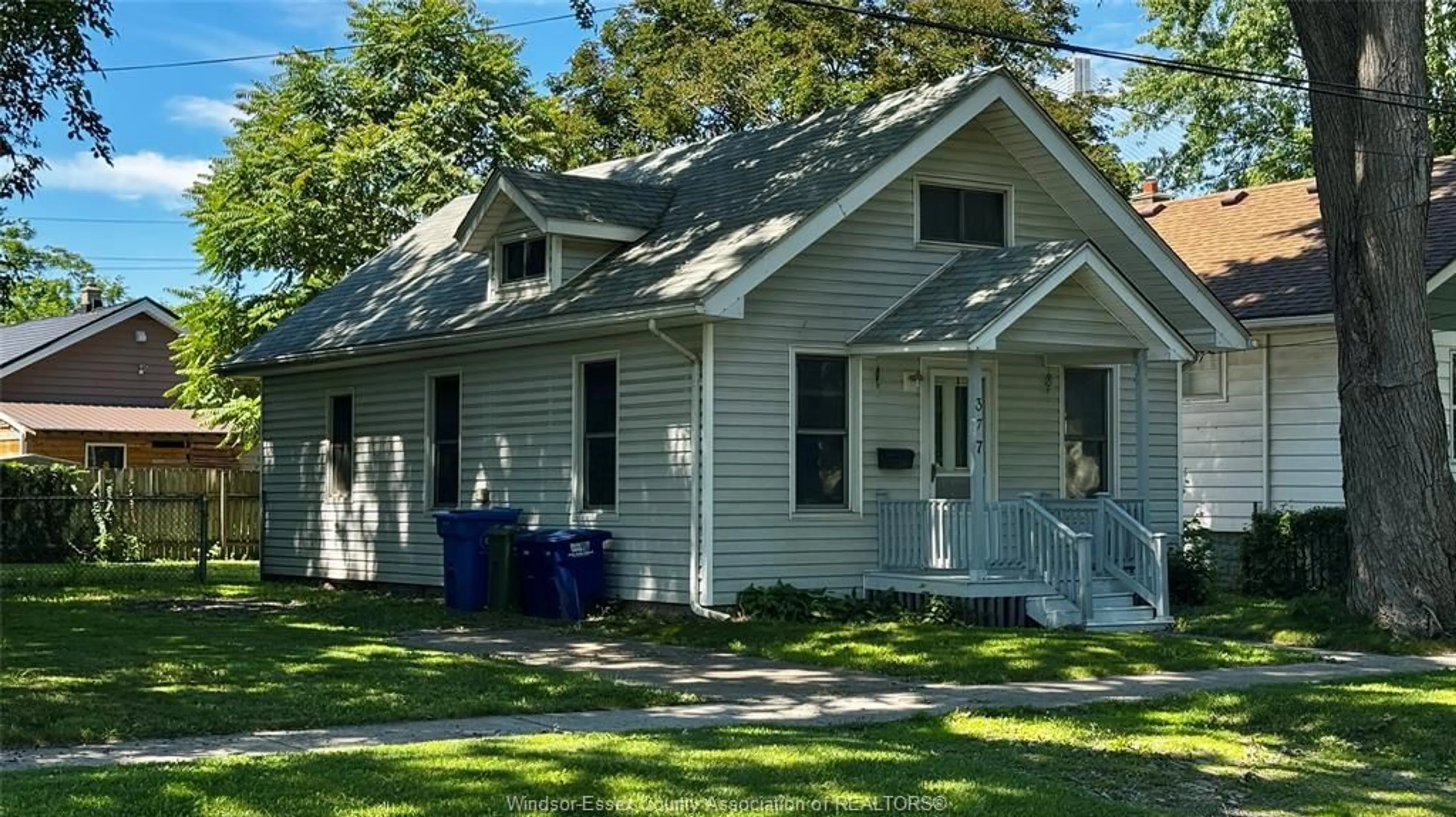 Home with vinyl exterior material, street for 377 CHAPPELL, Windsor Ontario N9C 3C6