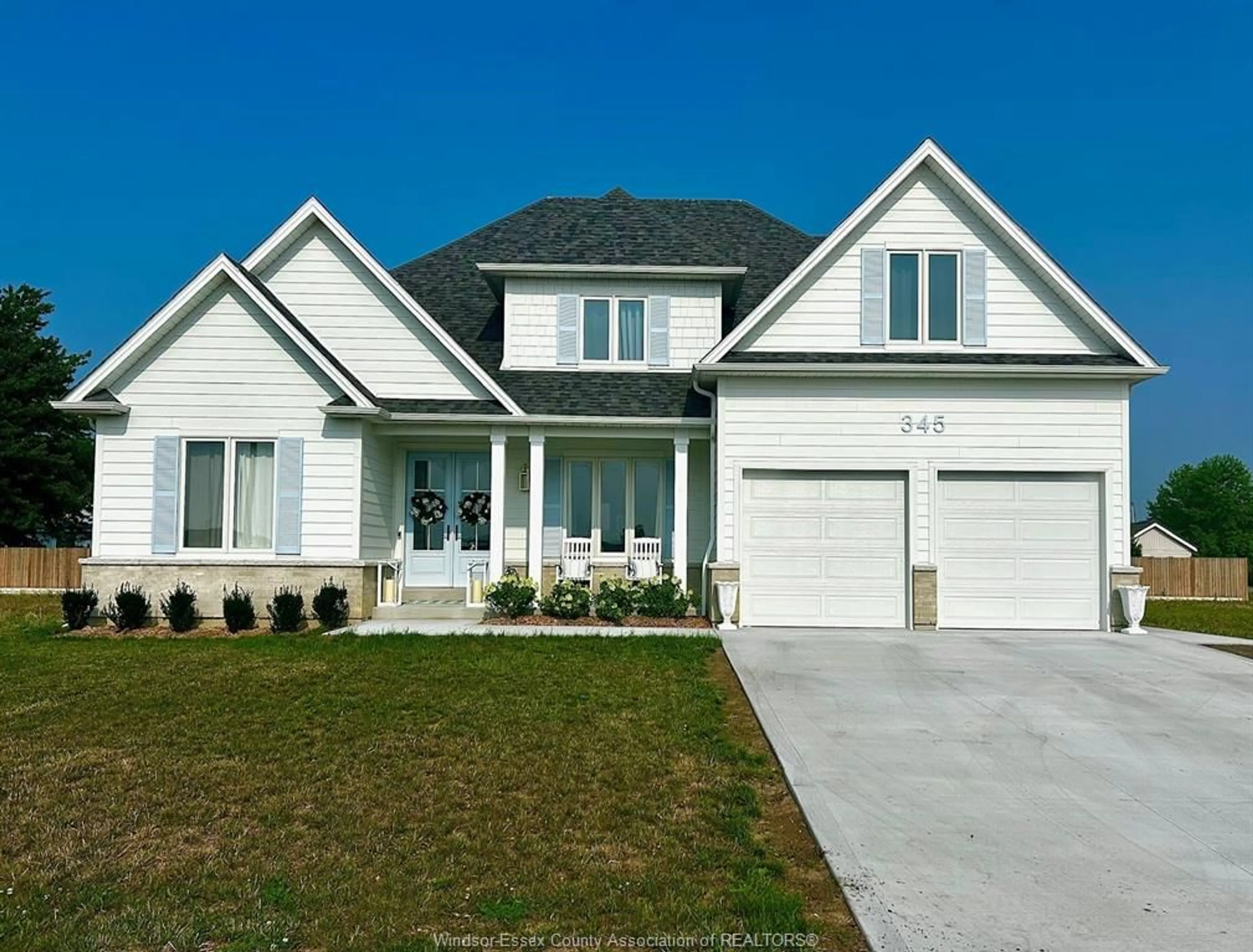 Home with vinyl exterior material, street for 345 MARLA, Lakeshore Ontario N8L 1N9