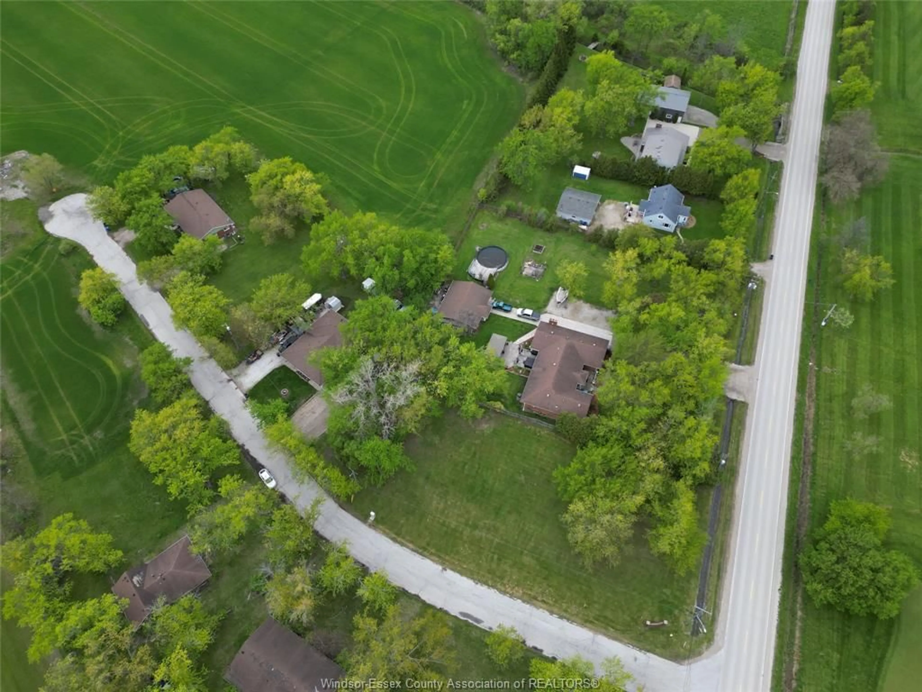 A pic from outside/outdoor area/front of a property/back of a property/a pic from drone, street for 4650-4666 CABOTO Dr, LaSalle Ontario N9H 0H2