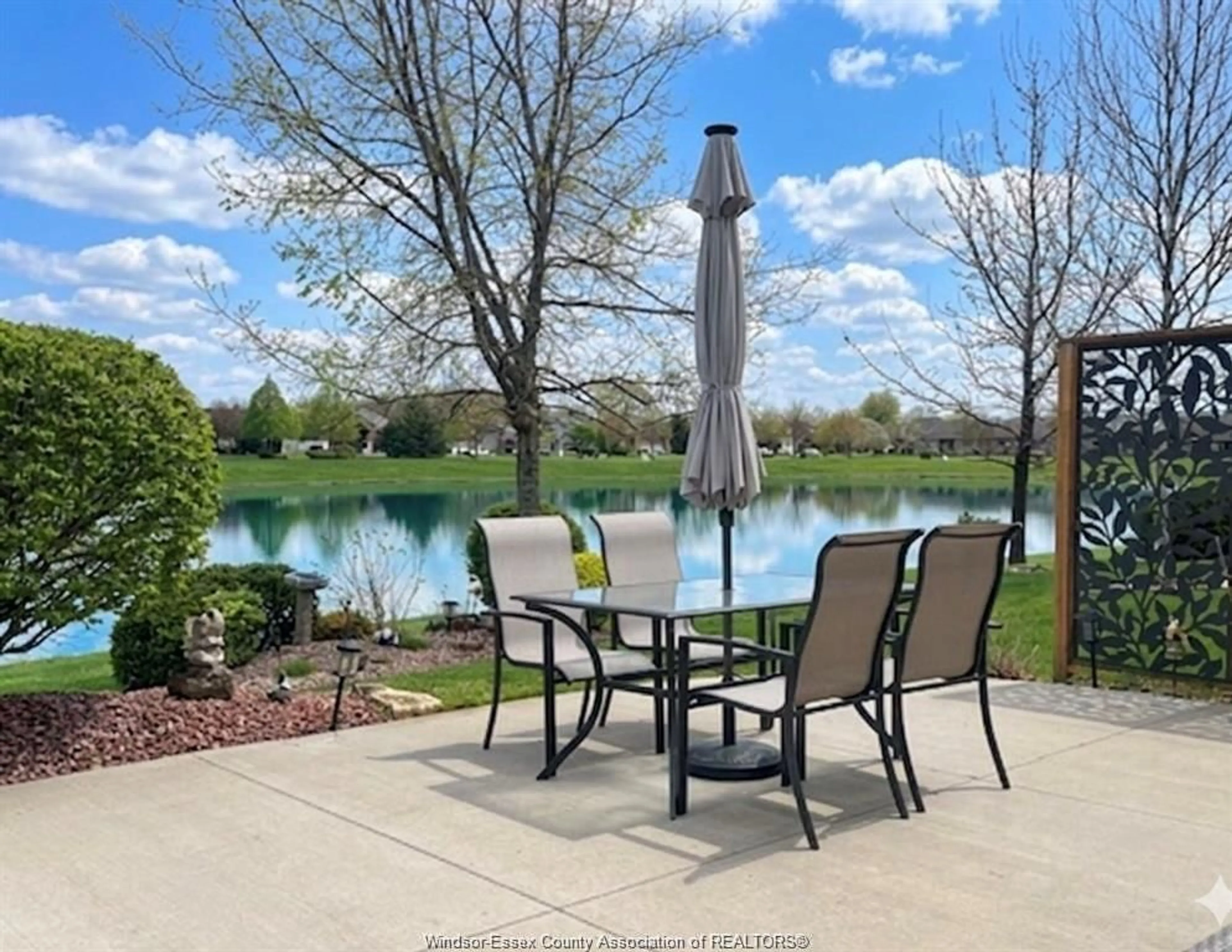Patio, water/lake/river/ocean view for 1257 IMPERIAL, Windsor Ontario N9G 2T5