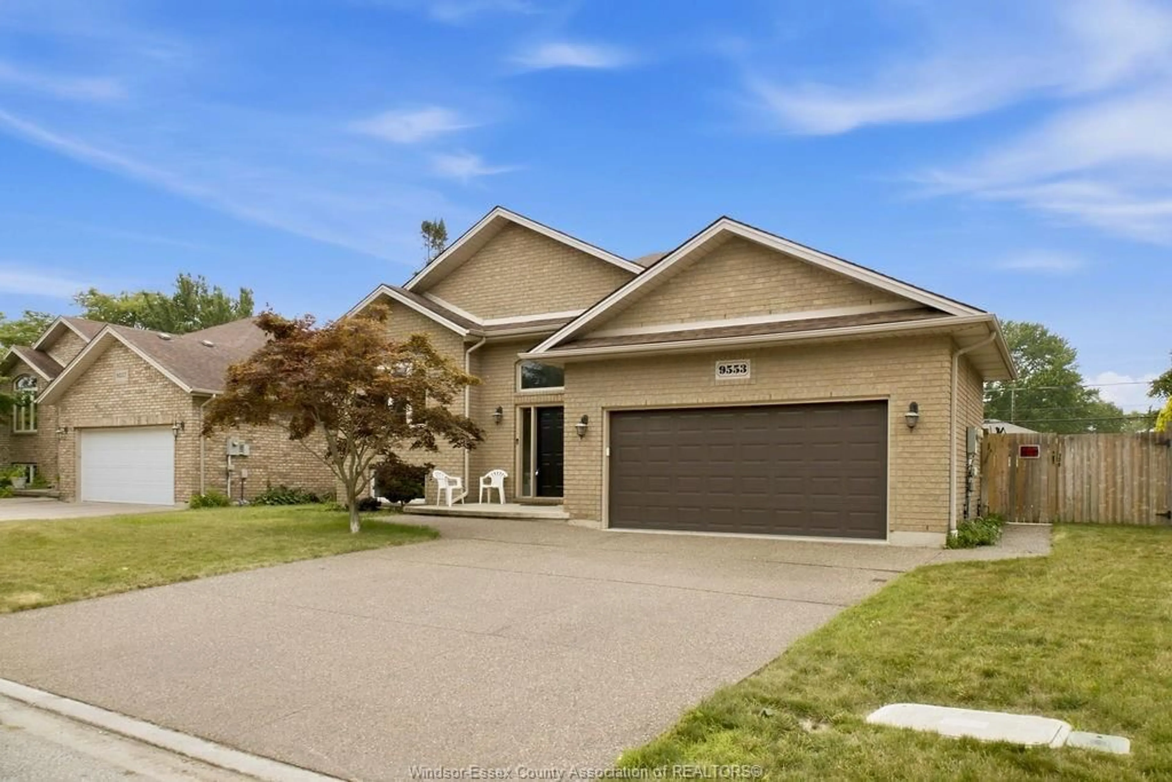 Home with brick exterior material, street for 9553 MANITOU, Windsor Ontario N8P 1H8