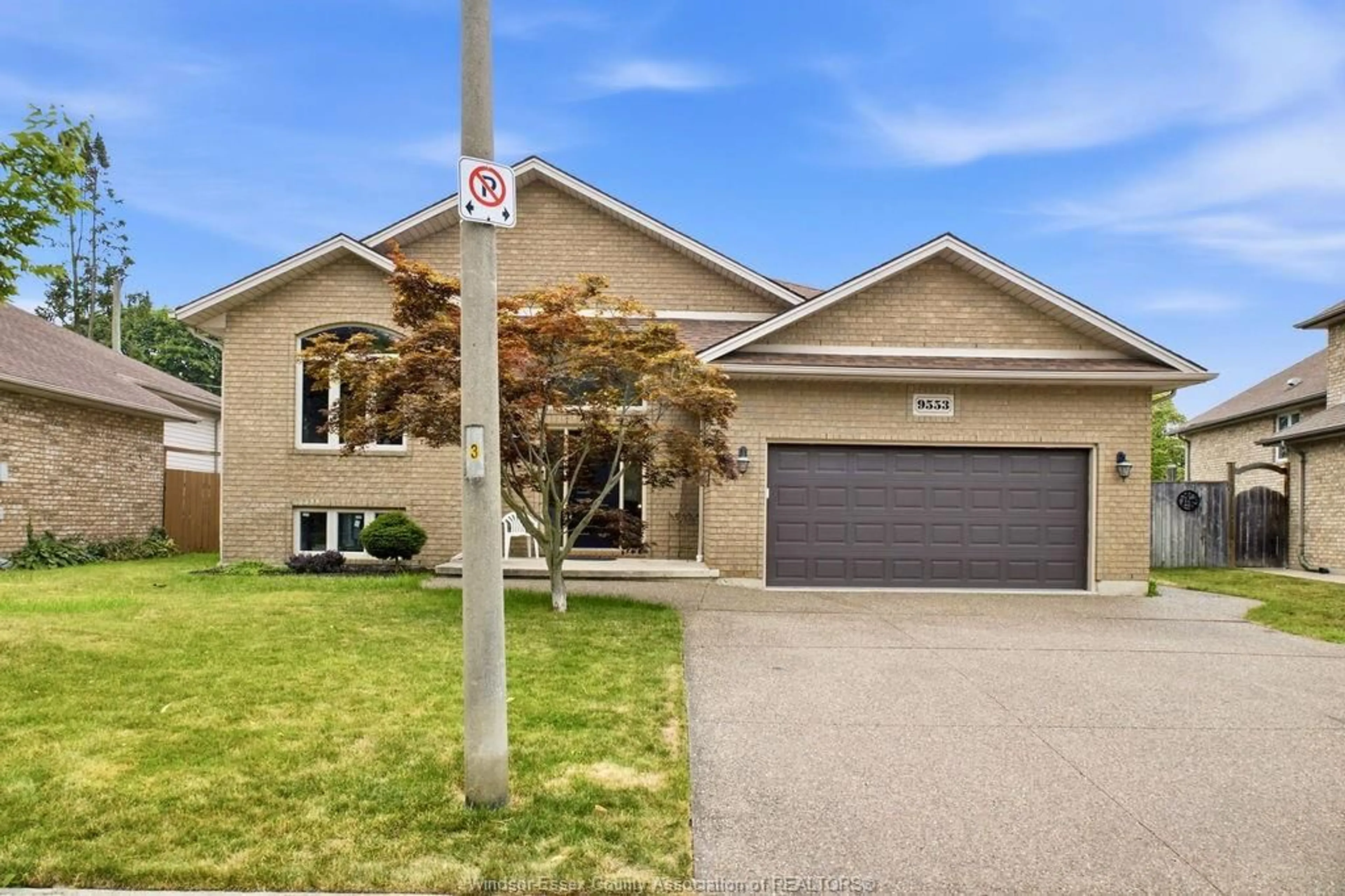 Home with brick exterior material, street for 9553 MANITOU, Windsor Ontario N8P 1H8