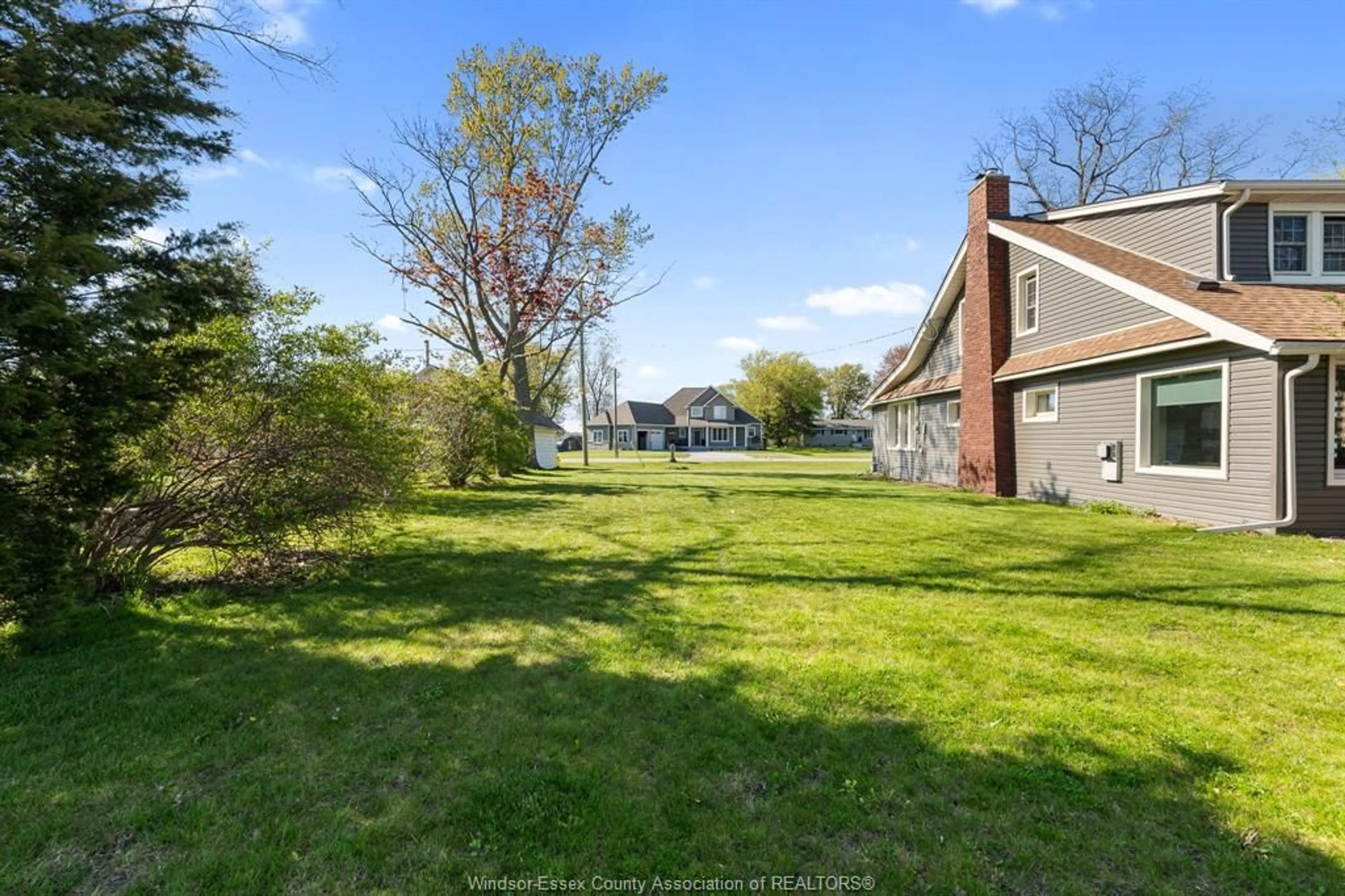 A pic from outside/outdoor area/front of a property/back of a property/a pic from drone, water/lake/river/ocean view for V/L Heritage Rd, Kingsville Ontario N9Y 2E6