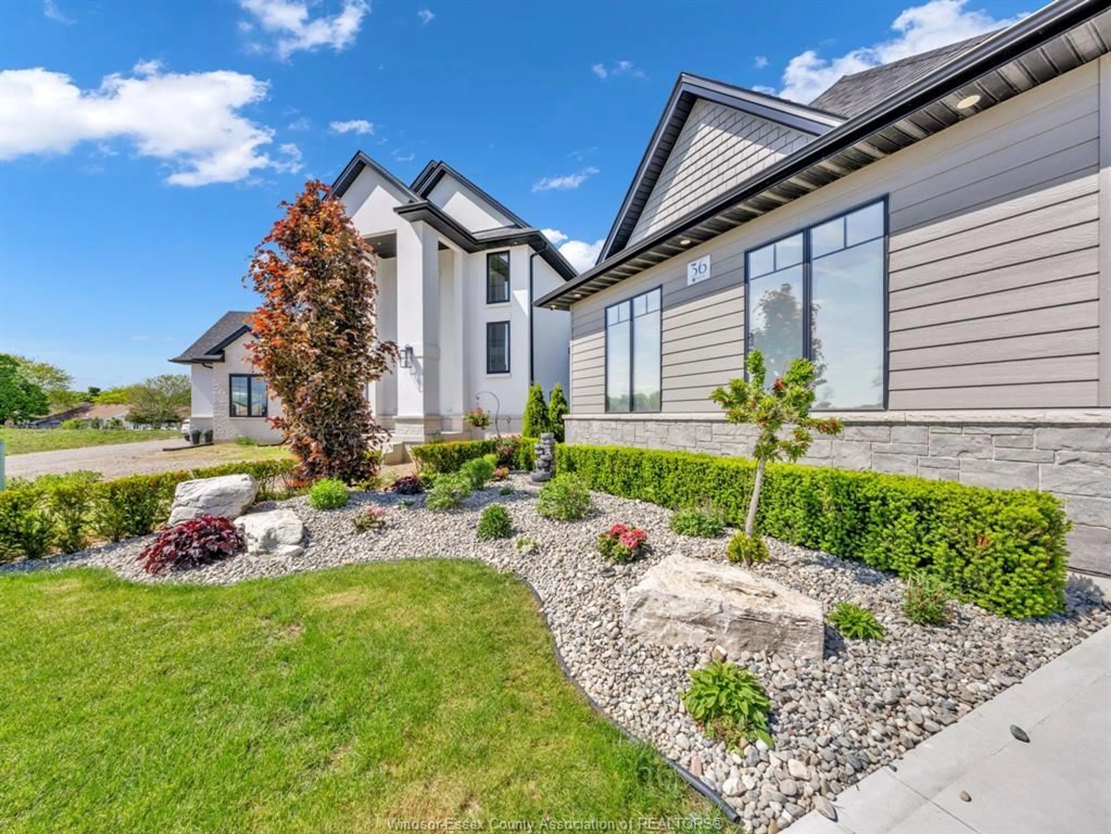 Home with vinyl exterior material, street for 36 MANUEL Crt, Harrow Ontario N0R 1G0