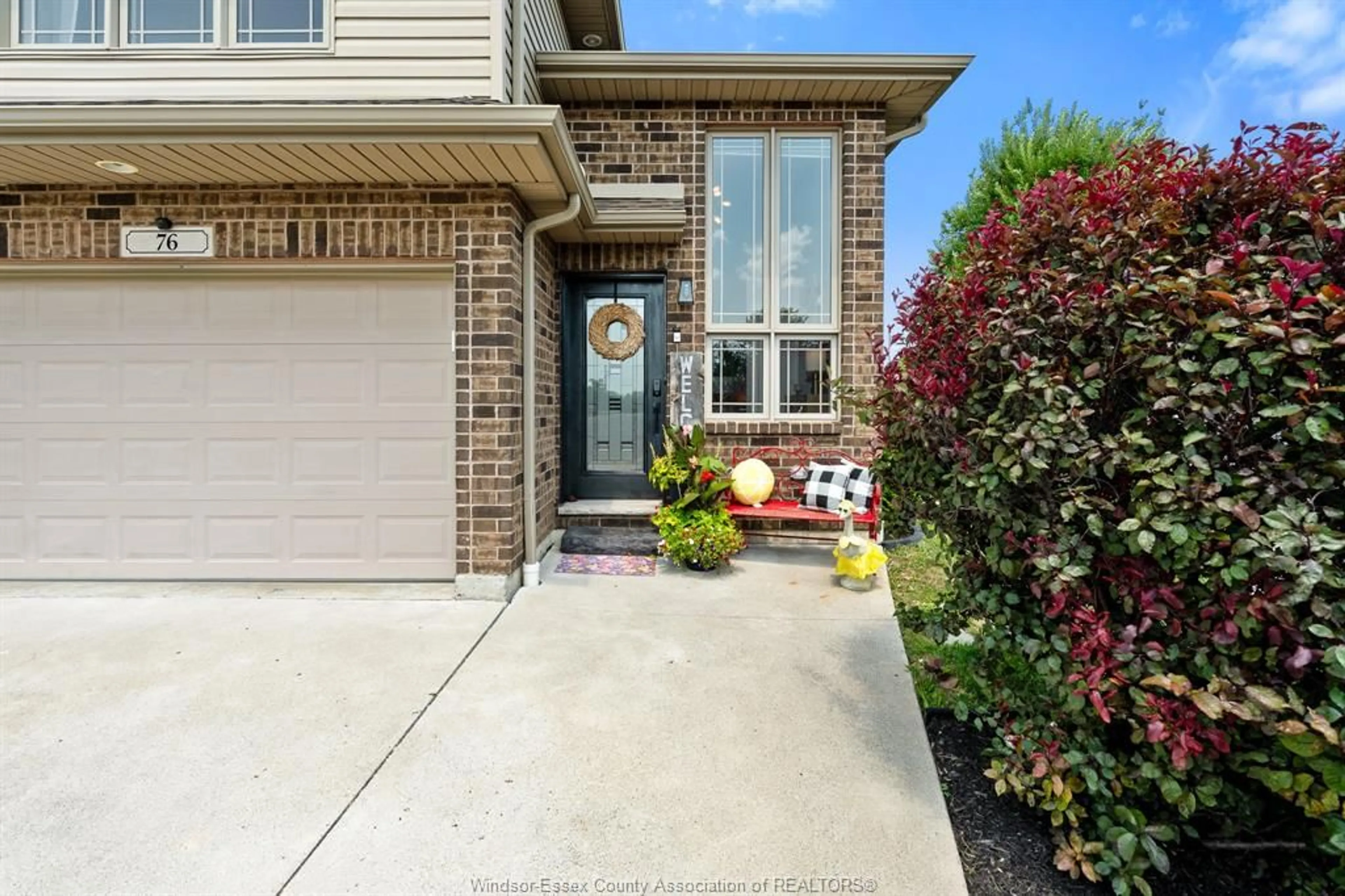 Home with brick exterior material, street for 76 Shaw Drive, Amherstburg Ontario N9V 0B3