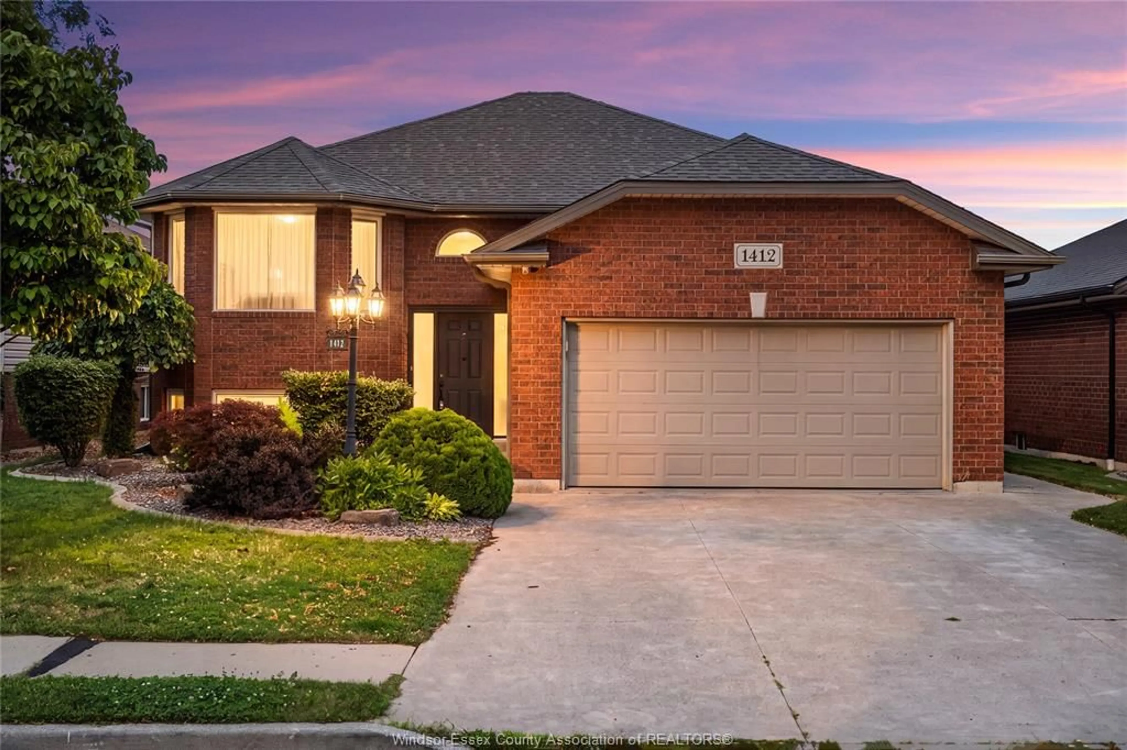 Home with brick exterior material, street for 1412 KATELLA Ave, Windsor Ontario N8P 1R4