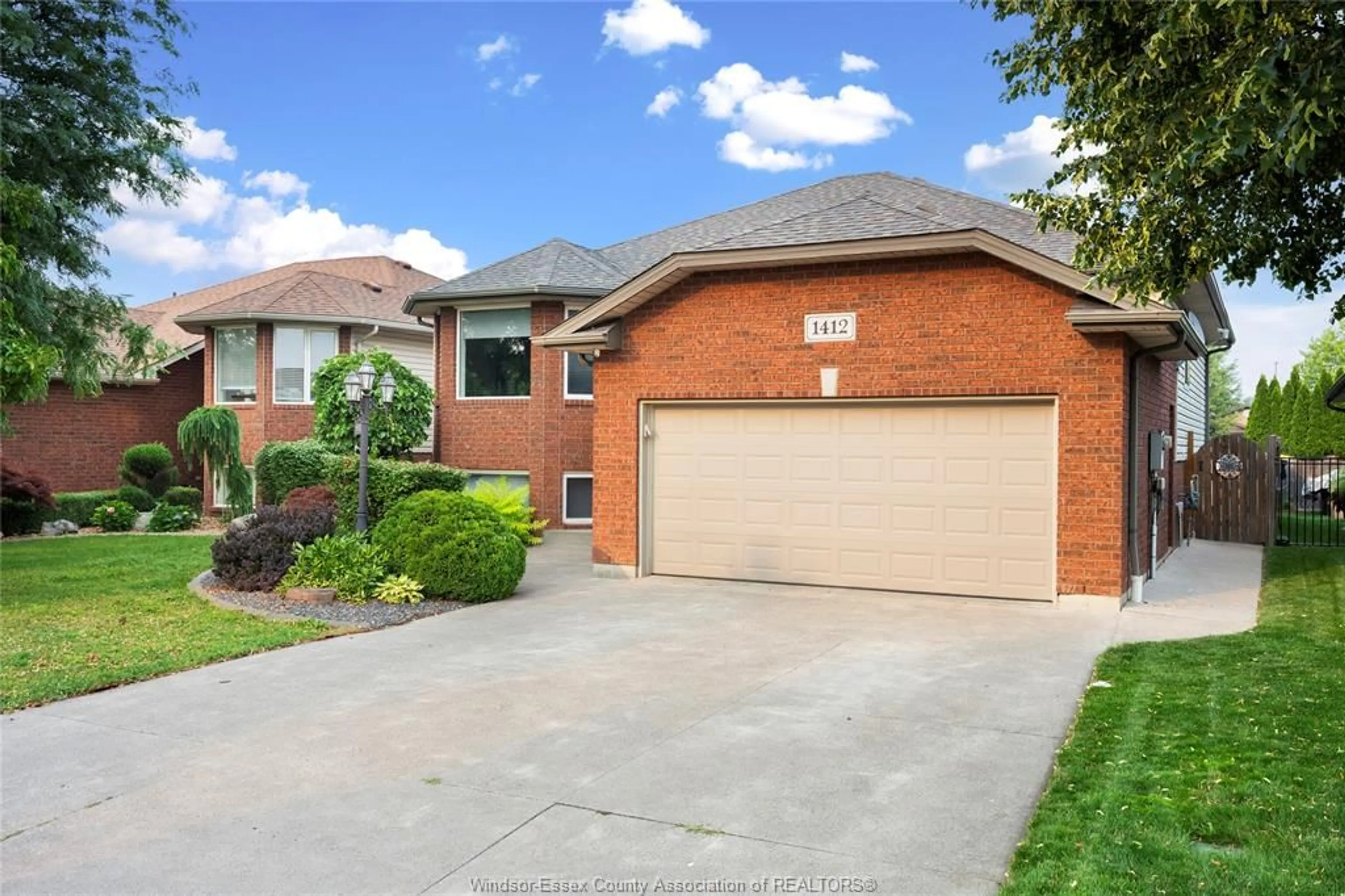 Home with brick exterior material, street for 1412 KATELLA Ave, Windsor Ontario N8P 1R4