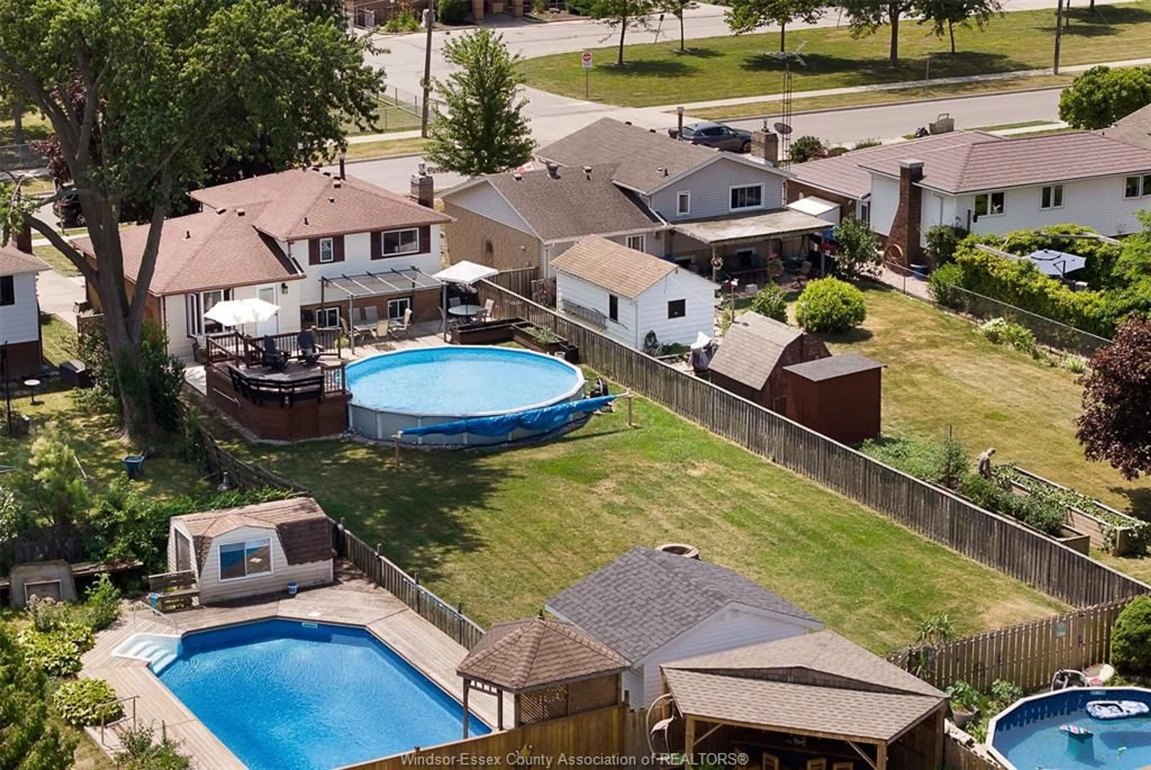 A pic from outside/outdoor area/front of a property/back of a property/a pic from drone, water/lake/river/ocean view for 347 St. Peter St, Belle River Ontario N0R 1A0