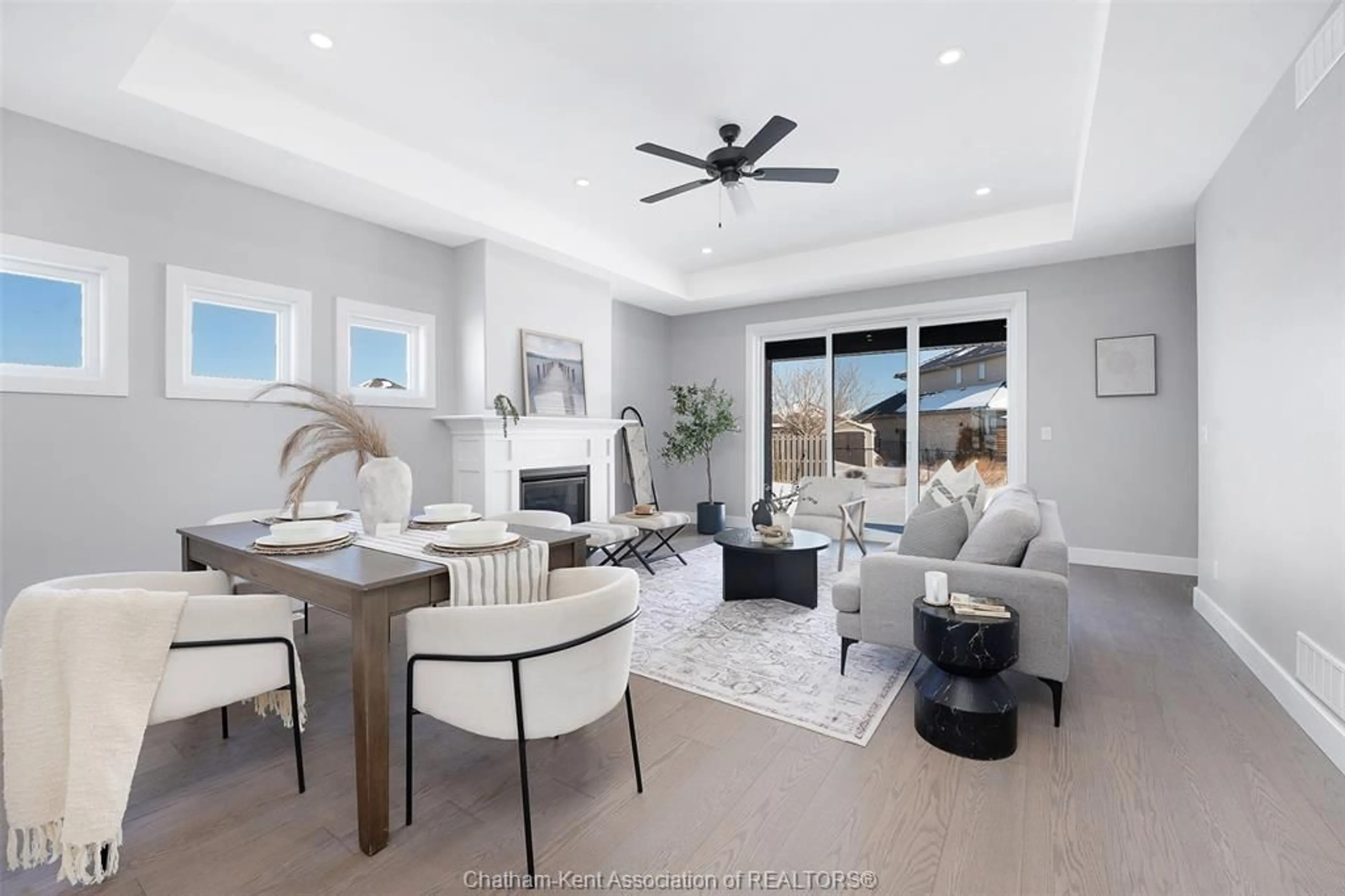 Living room with furniture, unknown for 76 Bloomington Way, Chatham Ontario N7L 0H2