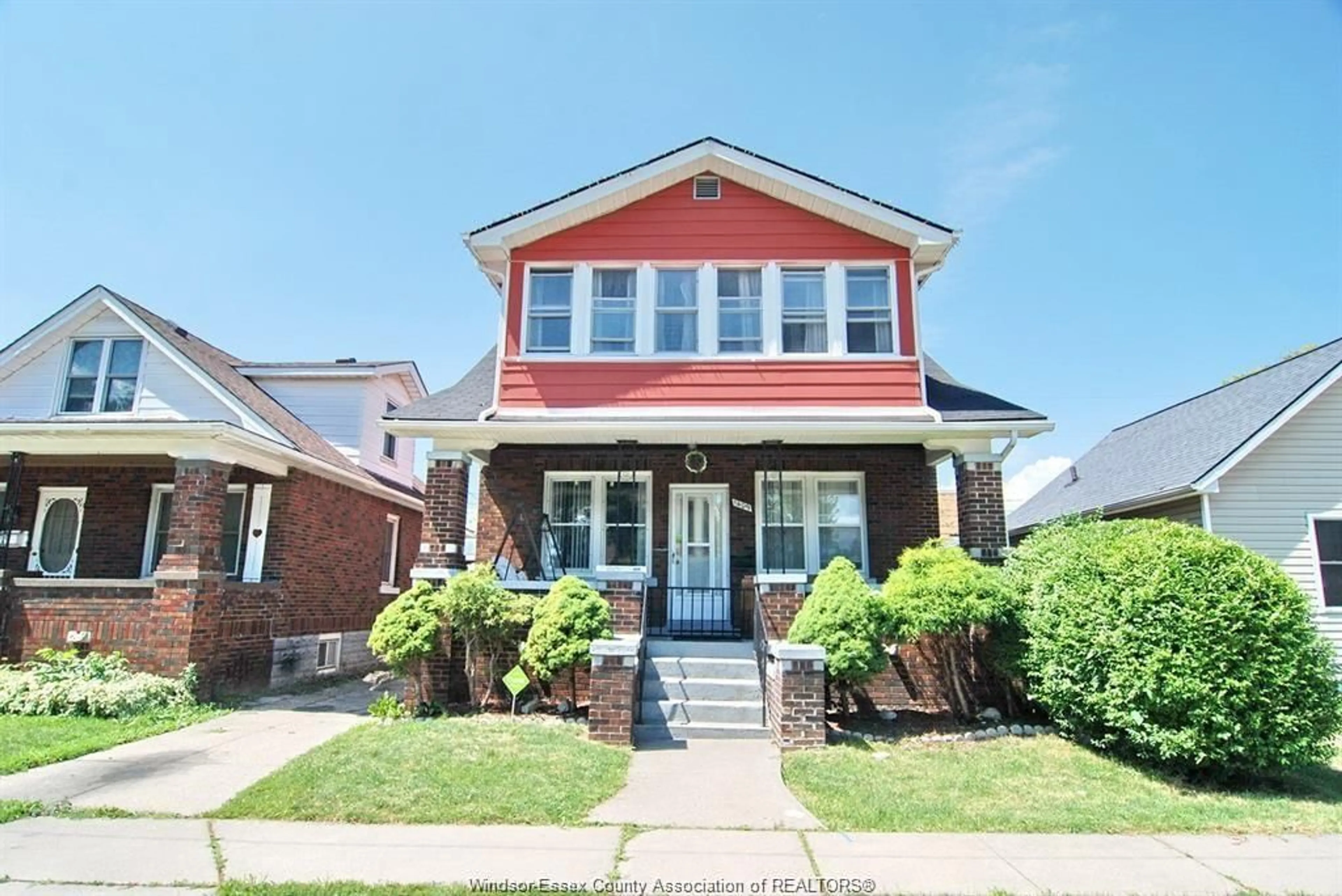Home with brick exterior material, street for 1409 HENRY FORD CENTRE, Windsor Ontario N8Y 2V2
