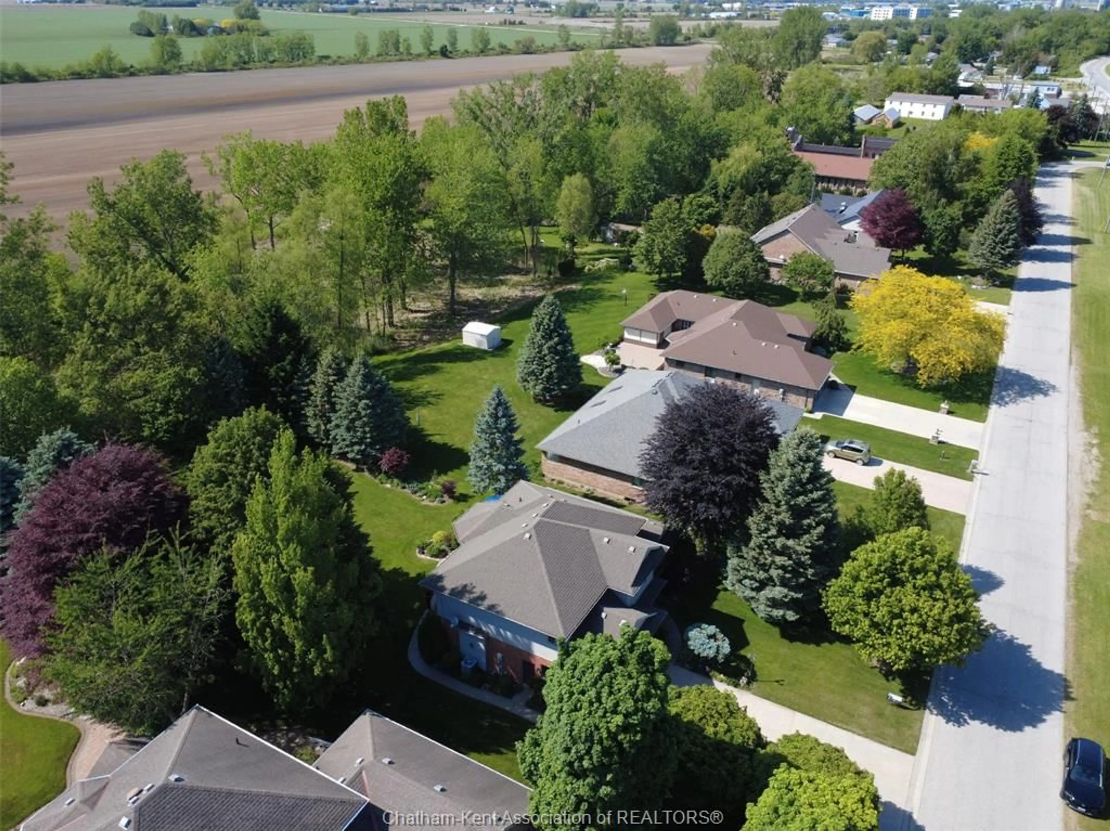 A pic from outside/outdoor area/front of a property/back of a property/a pic from drone, unknown for 9149 West Ridge Line, Blenheim Ontario N0P 1A0