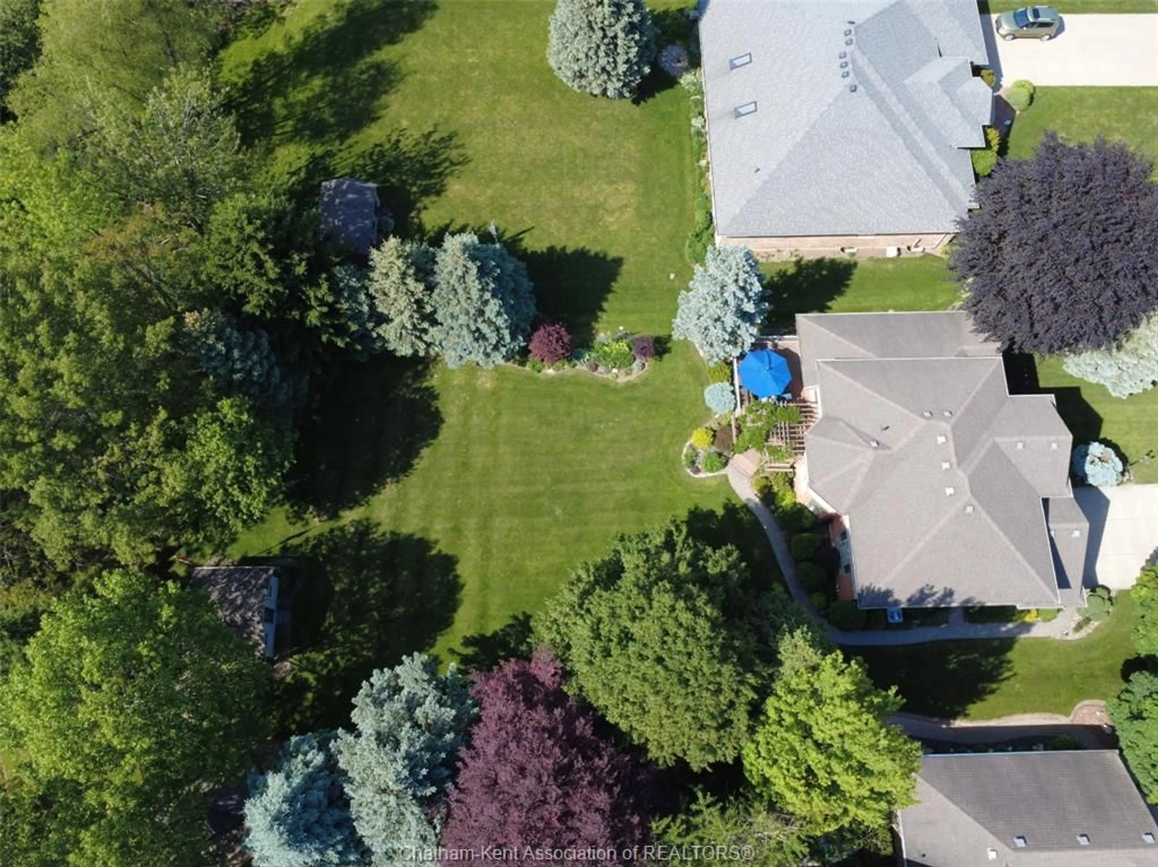 A pic from outside/outdoor area/front of a property/back of a property/a pic from drone, street for 9149 West Ridge Line, Blenheim Ontario N0P 1A0