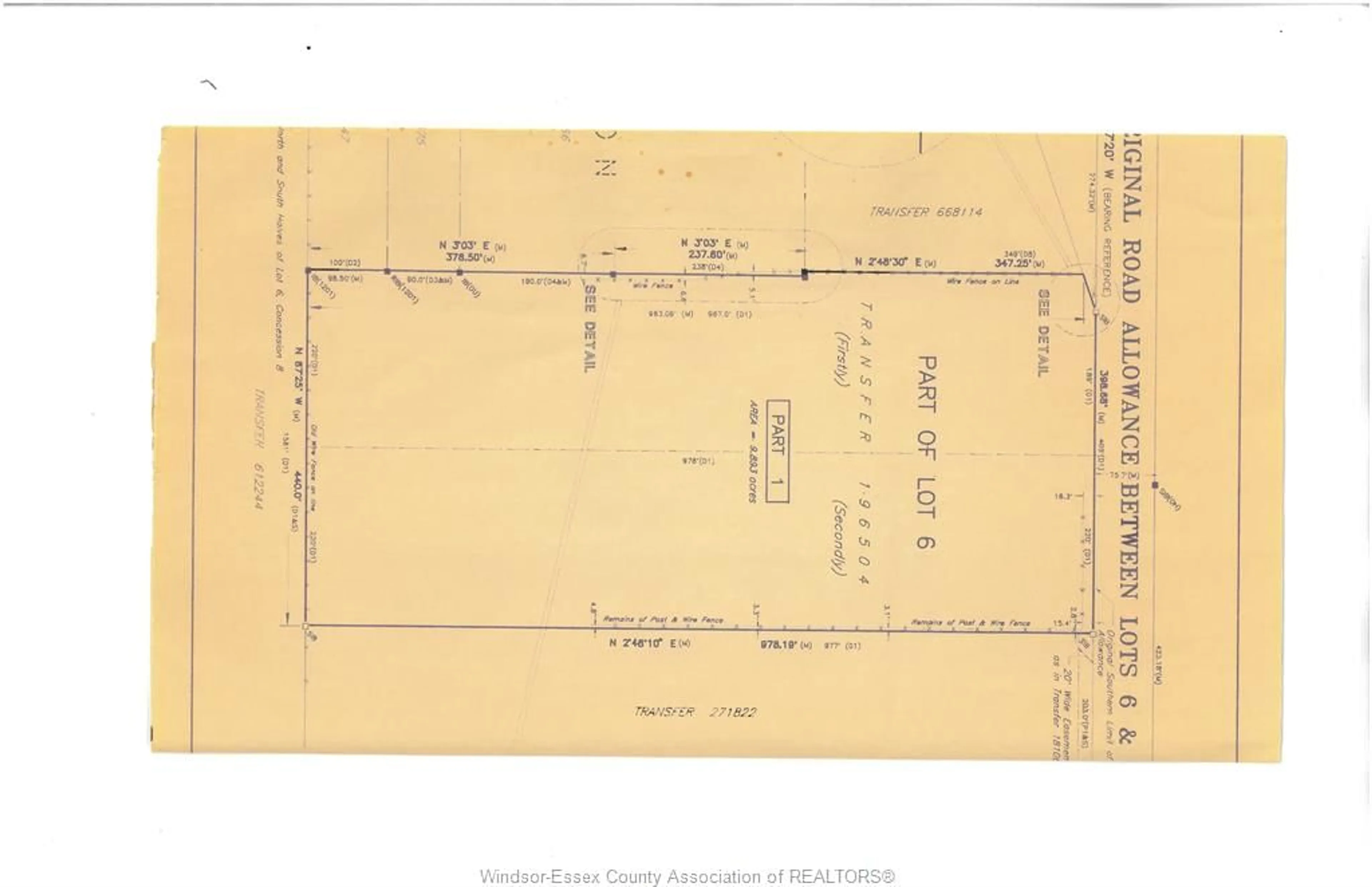 Floor plan for VL Middle Side Road, McGregor Ontario N9V 2Y7