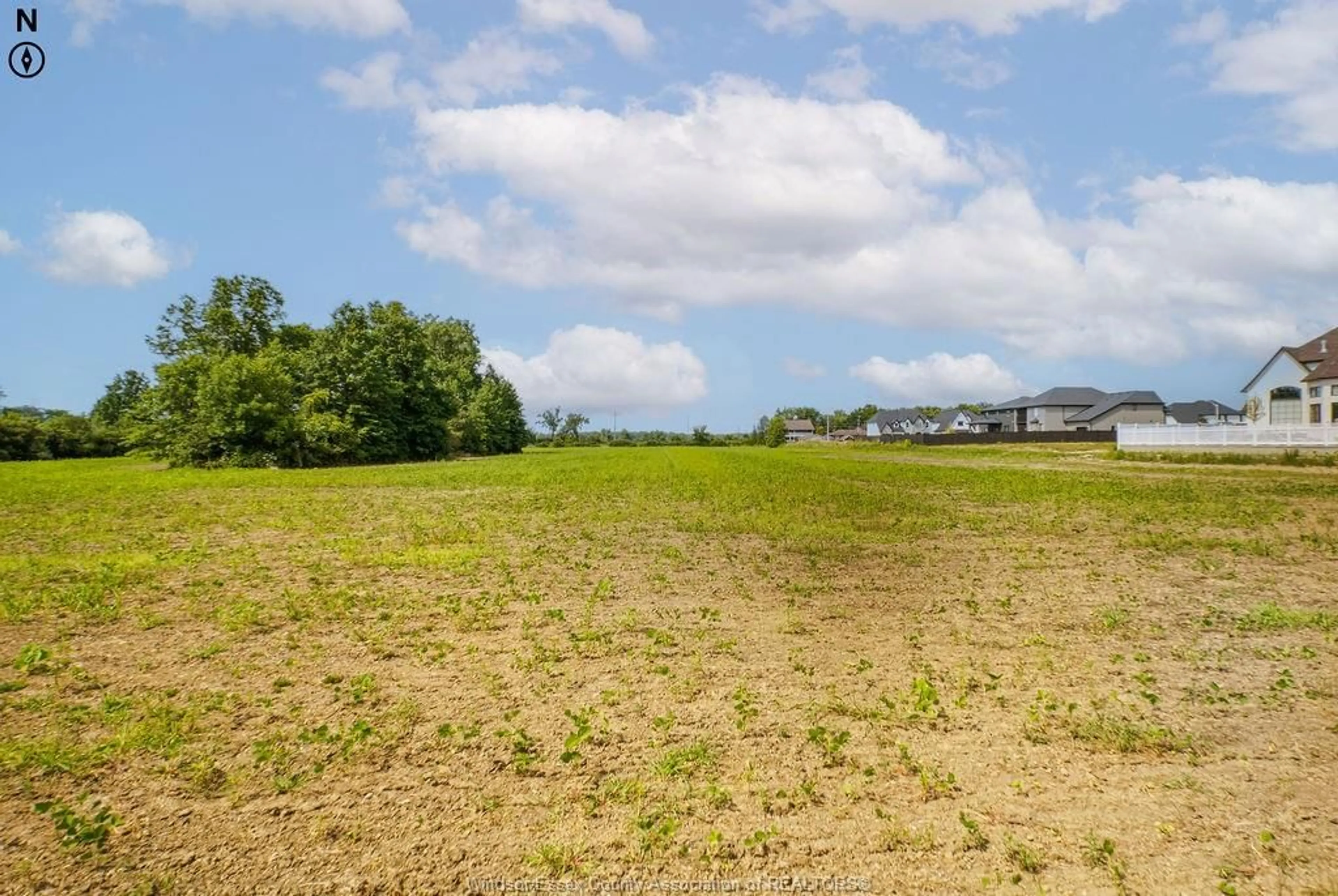 A pic from outside/outdoor area/front of a property/back of a property/a pic from drone, water/lake/river/ocean view for VL Middle Side Road, McGregor Ontario N9V 2Y7