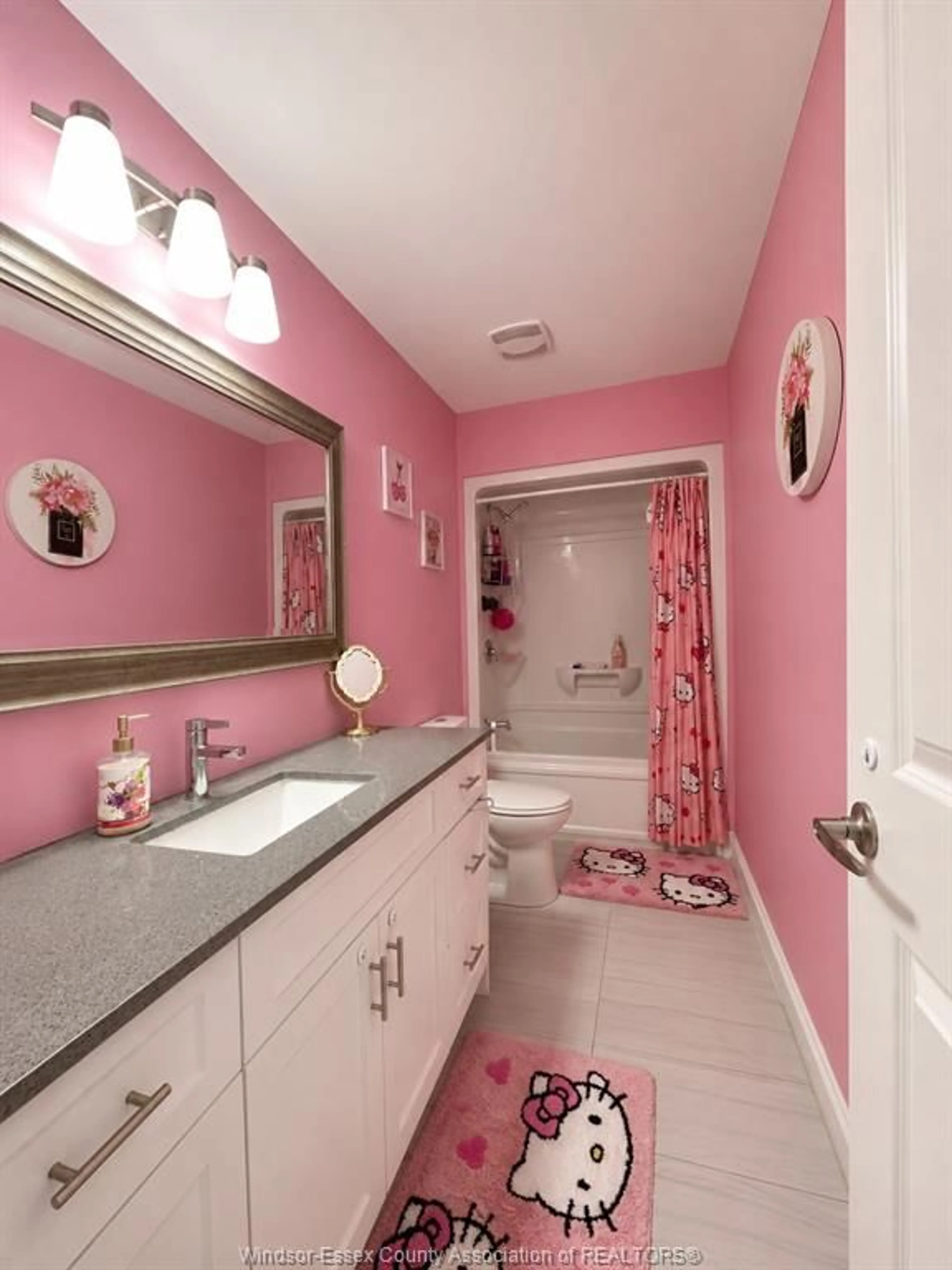 Contemporary bathroom, ceramic/tile floor for 3639 HALLEE Cres, Windsor Ontario N8W 0B2