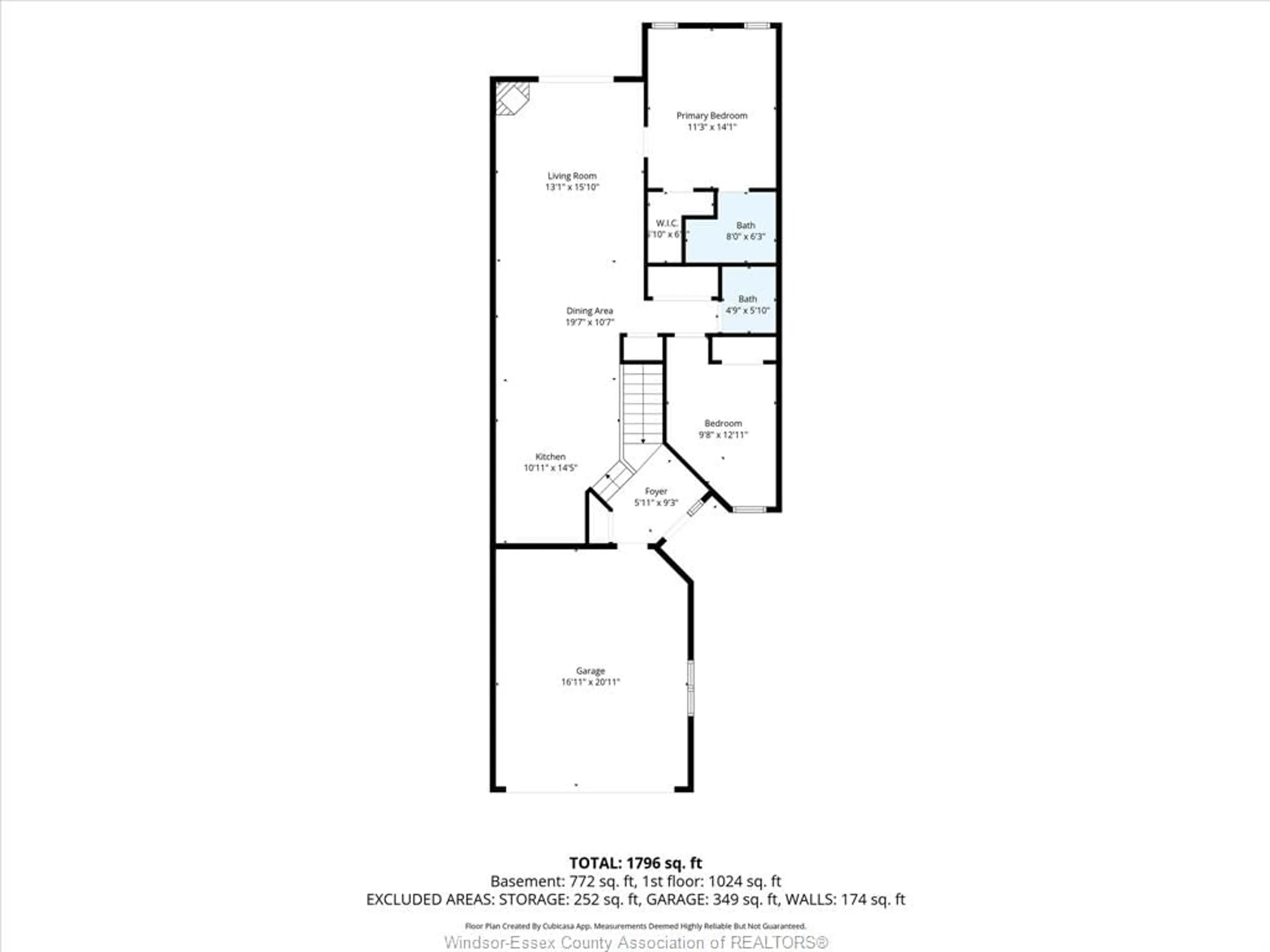 Floor plan for 139 Woodycrest Ave, Kingsville Ontario N9Y 4G3