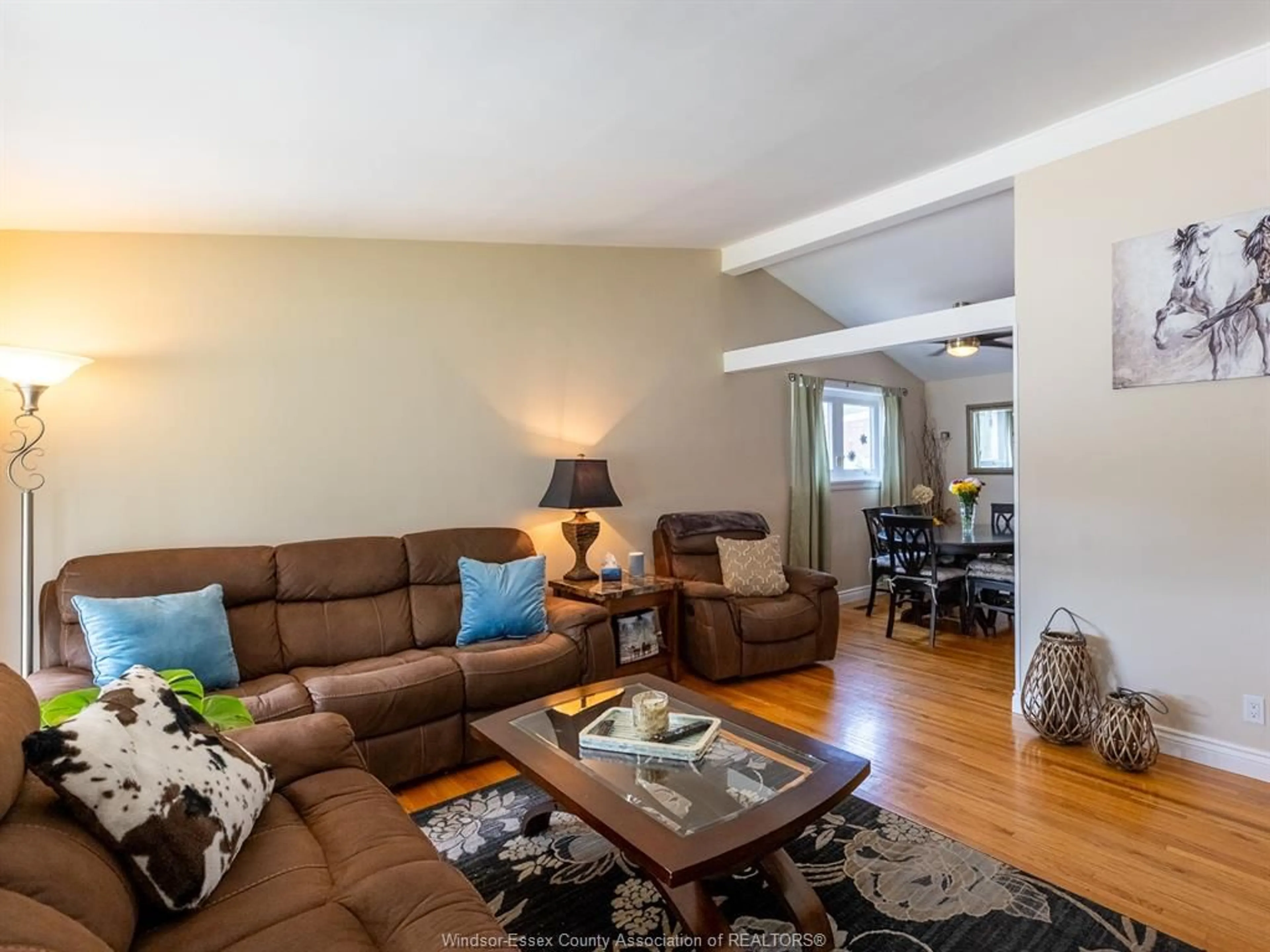Living room with furniture, wood/laminate floor for 976 WATSON, Windsor Ontario N8S 3T2