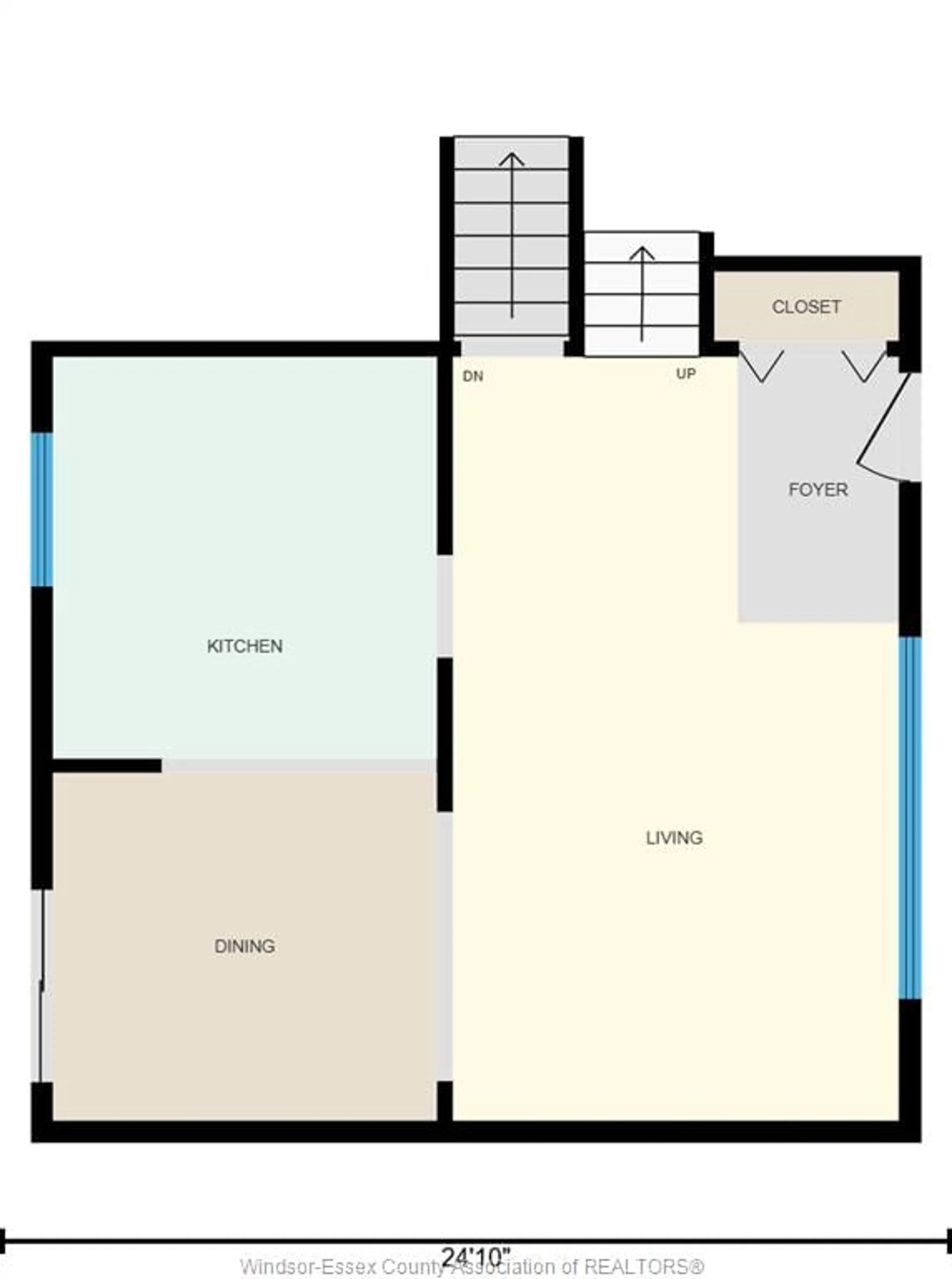 Floor plan for 3939 LONGFELLOW, Windsor Ontario N9G 2B4