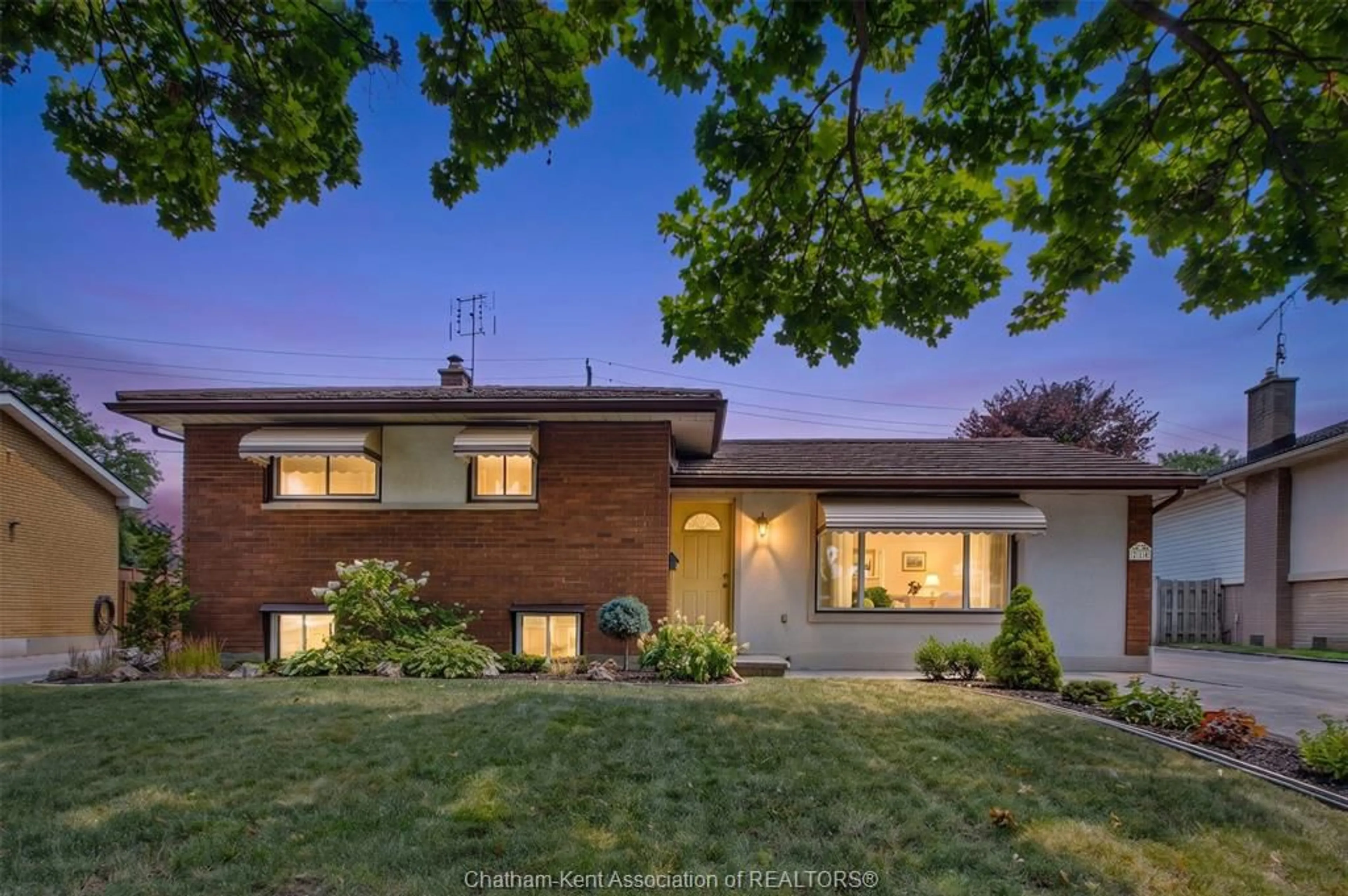 Home with brick exterior material, street for 214 BALDOON Rd, Chatham Ontario N7L 1E3