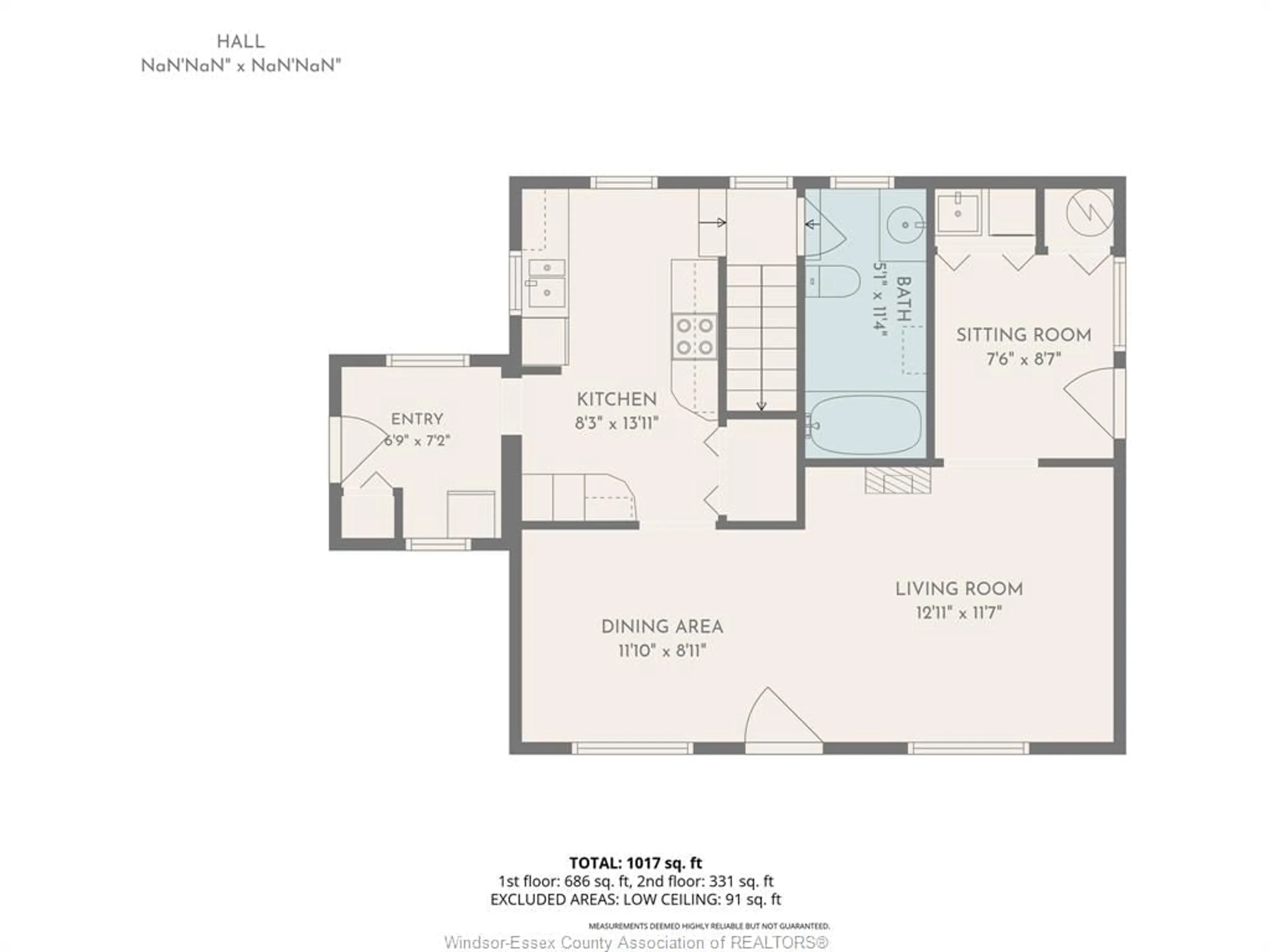 Floor plan for 58 Laird Ave, Essex Ontario N8M 1R8
