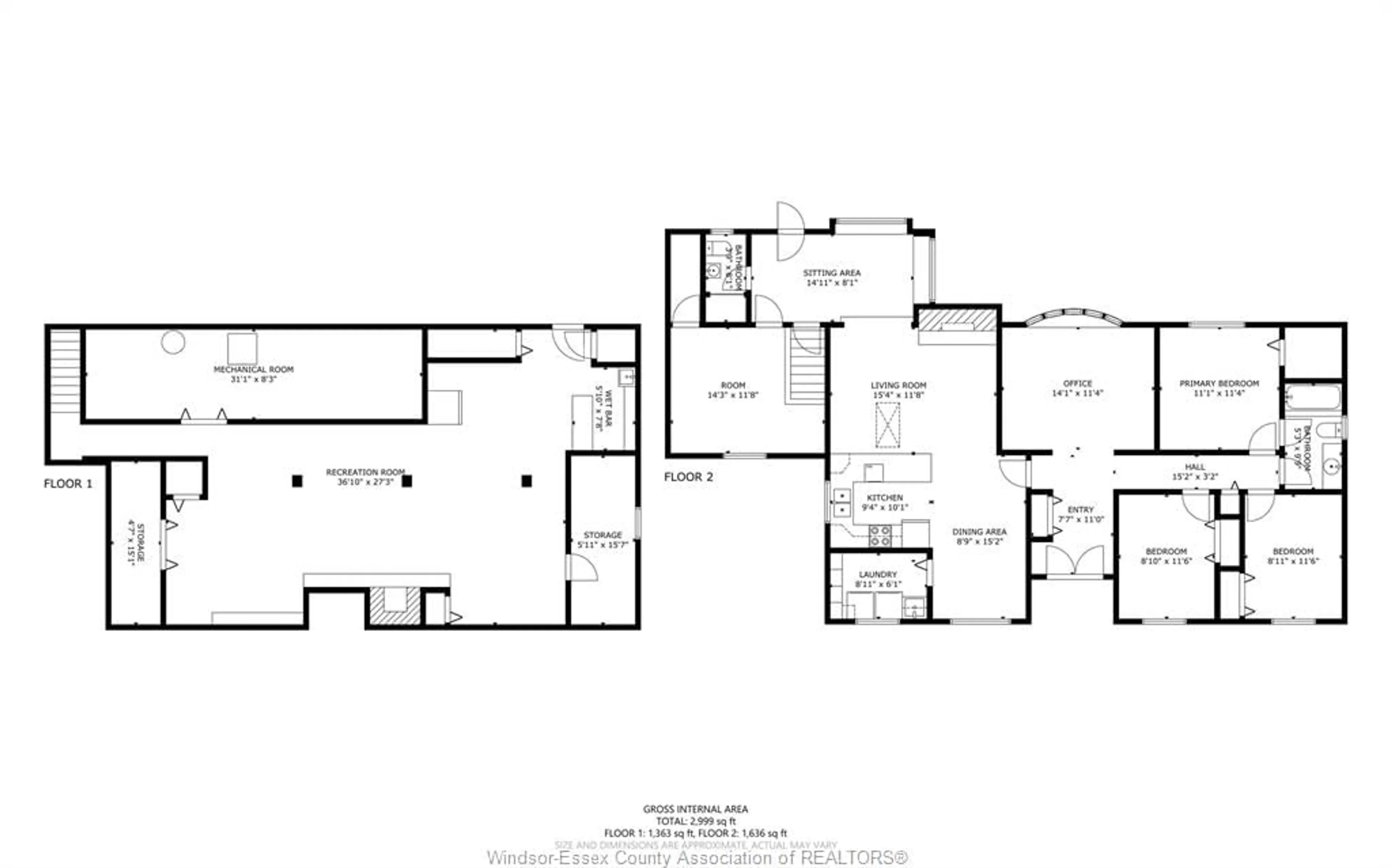 Floor plan for 1335 LAURIER Dr, LaSalle Ontario N9J 1N2