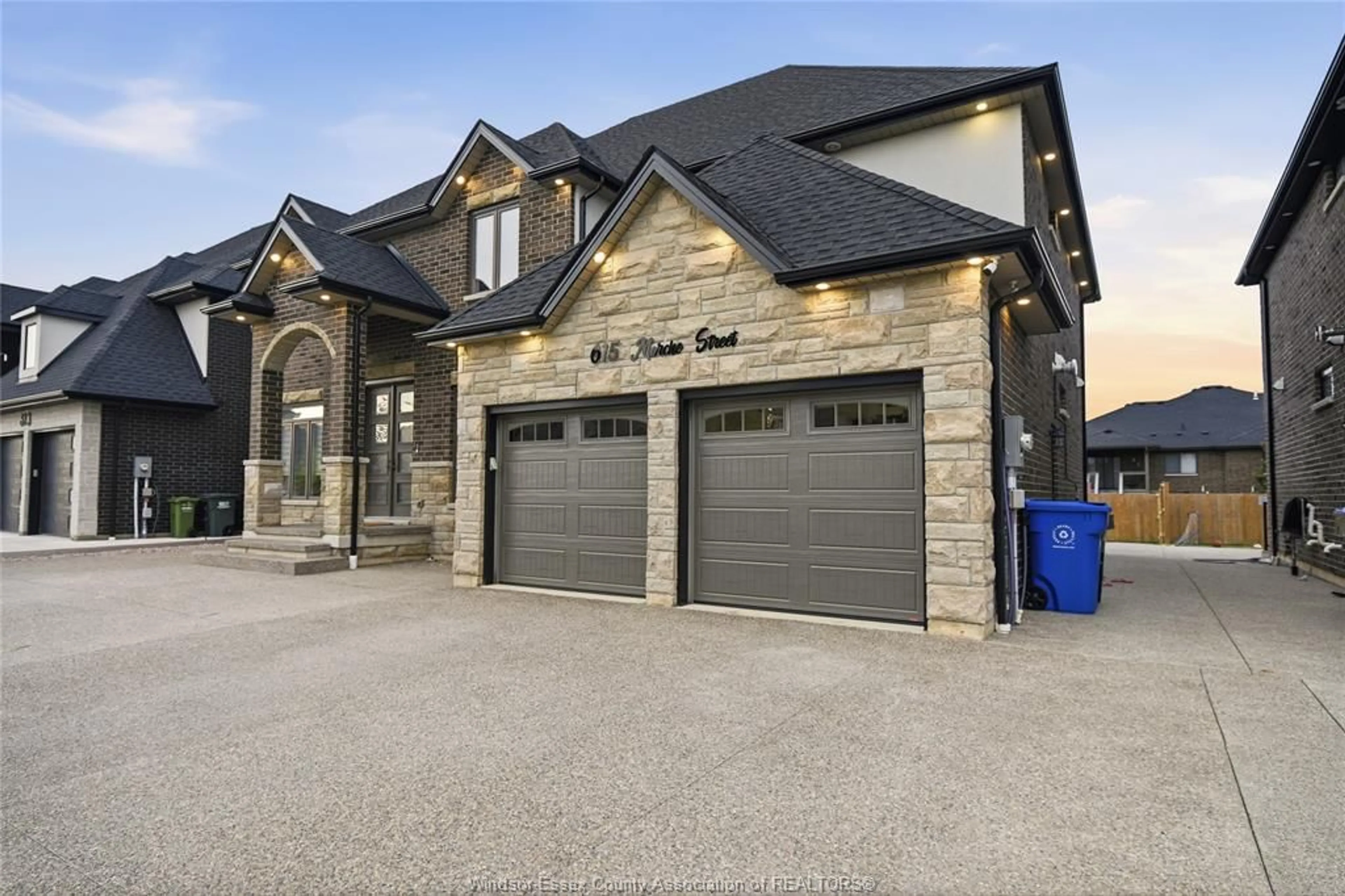 Home with brick exterior material, street for 615 MATCHE St, Lakeshore Ontario N8L 0K2