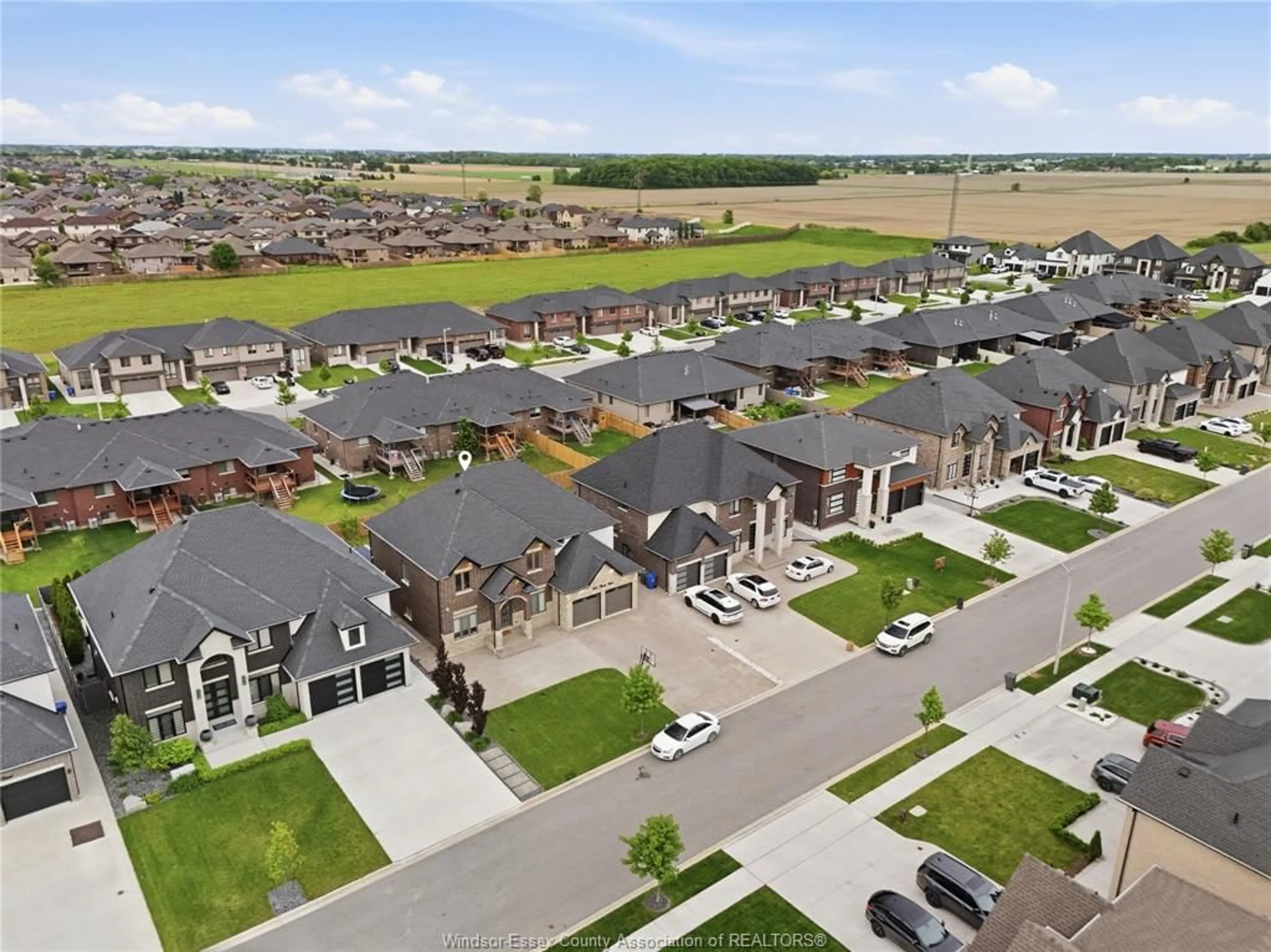 A pic from outside/outdoor area/front of a property/back of a property/a pic from drone, street for 615 MATCHE St, Lakeshore Ontario N8L 0K2