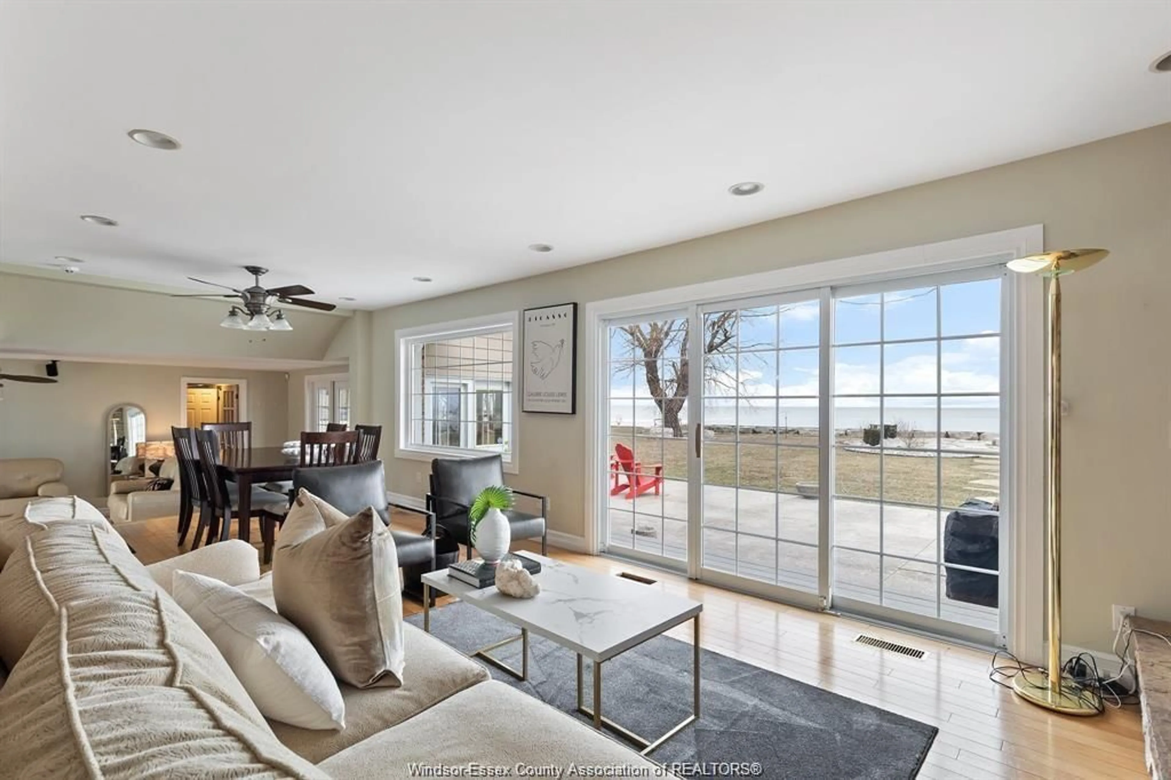 Living room with furniture, ceramic/tile floor for 1225 SURF CLUB Dr, Lakeshore Ontario N0R 1S0
