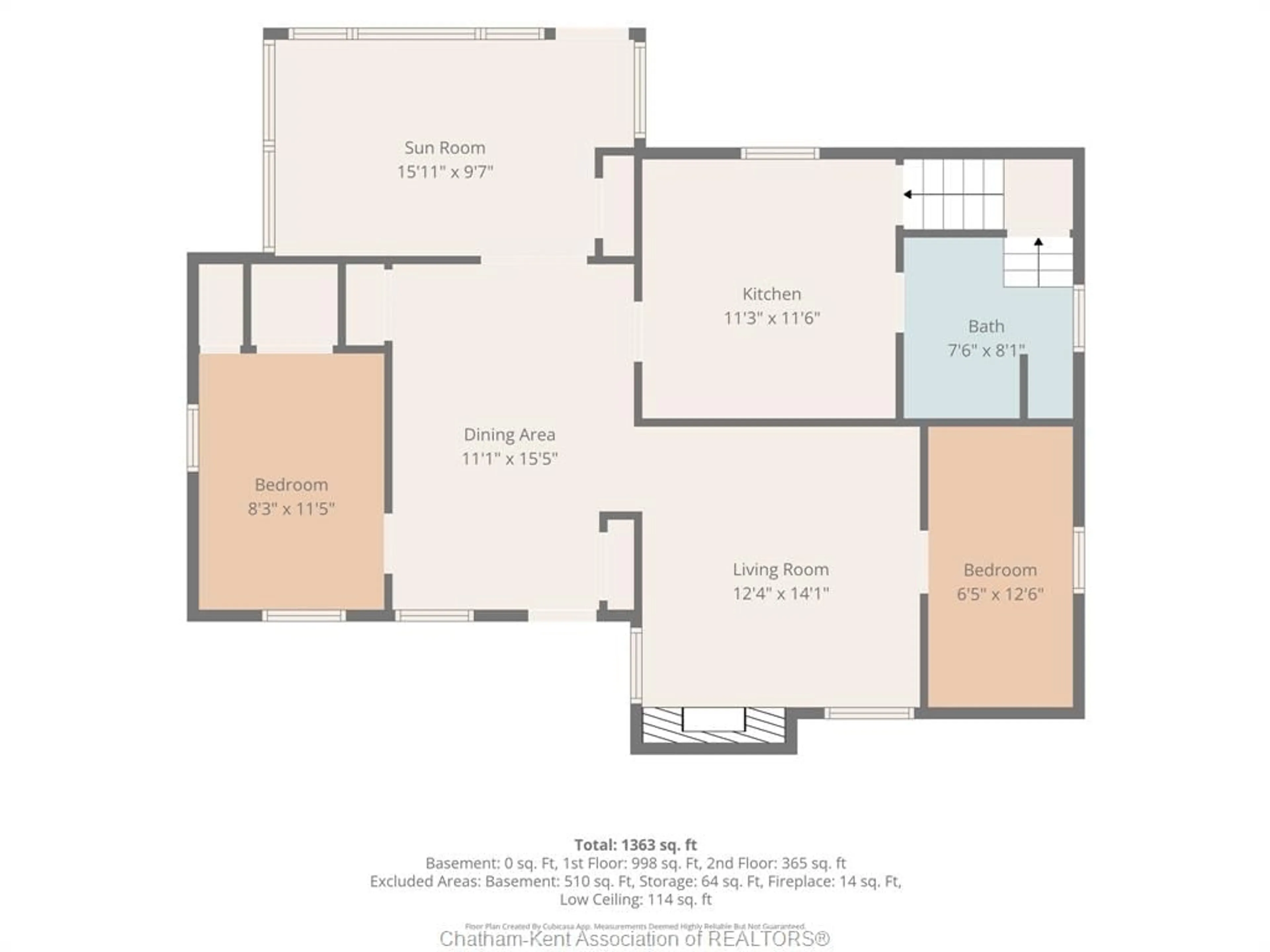 Floor plan for 16 Sheldon Ave, Chatham Ontario N7L 3M3