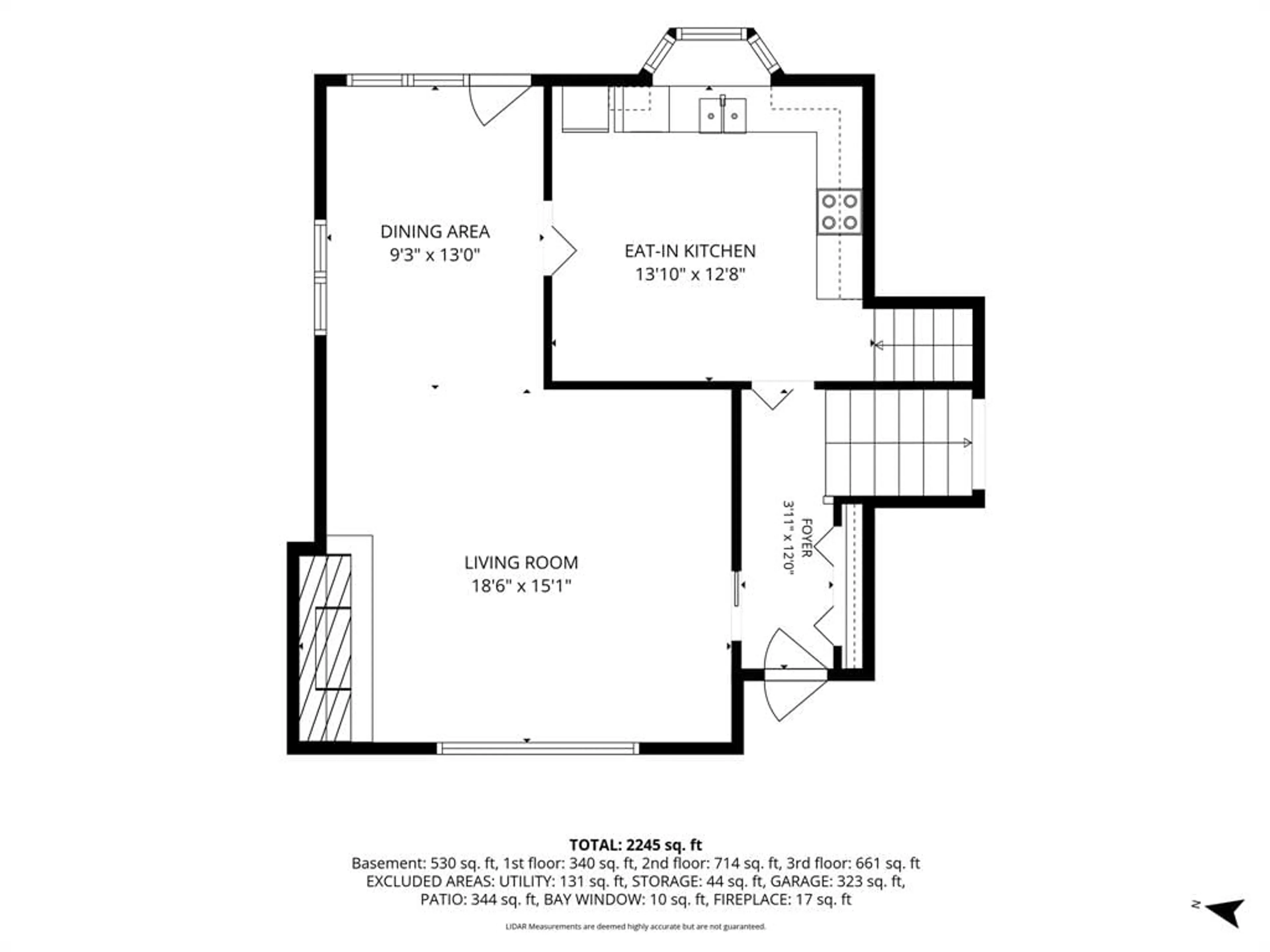 Floor plan for 1732 Rutherglen Close, Sarnia Ontario N7S 3R9