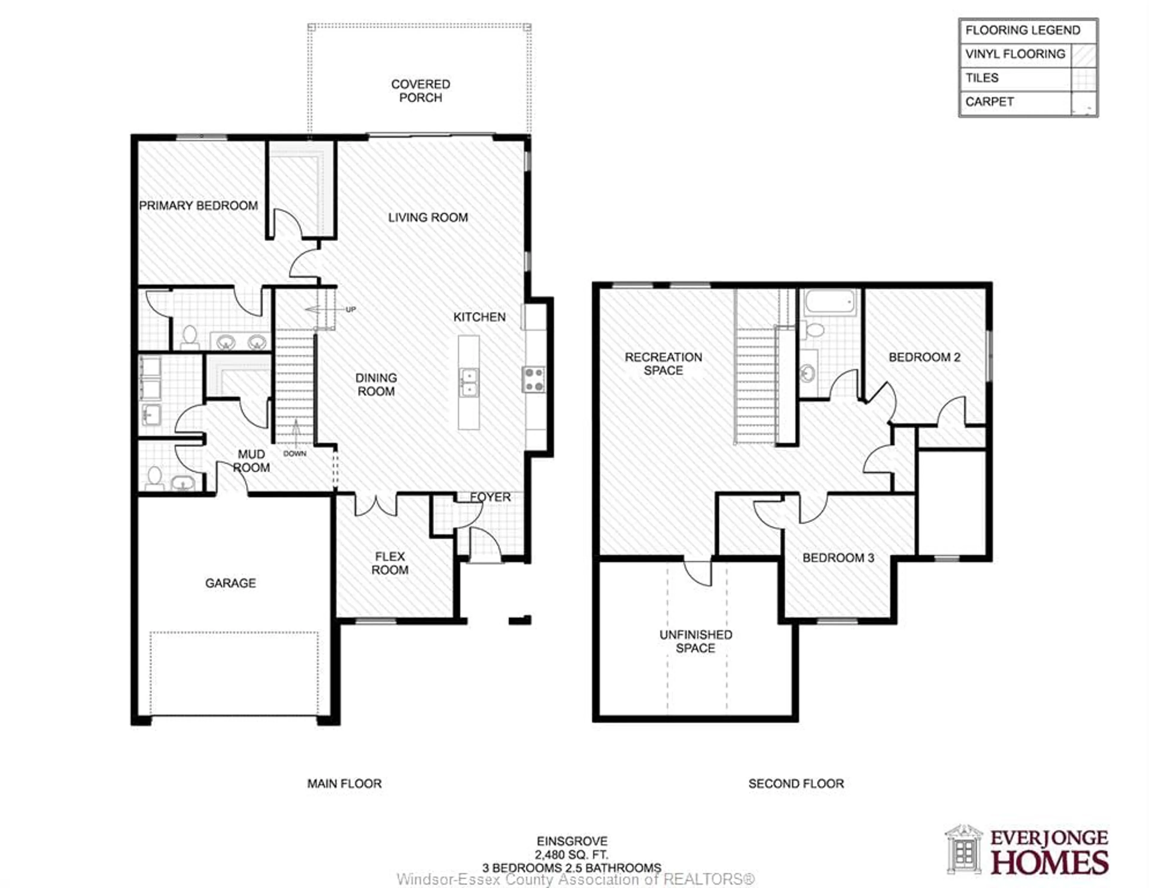 Floor plan for 113 ERIE ISLE Crt, Amherstburg Ontario N9V 0H1