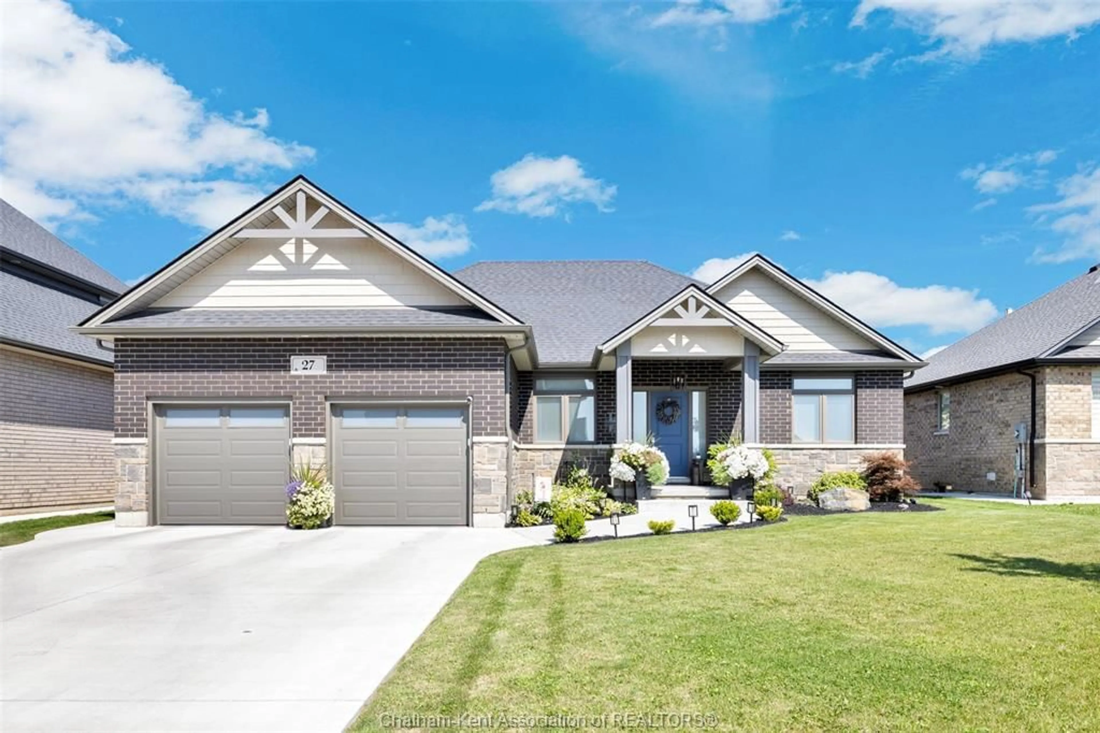 Home with brick exterior material, street for 27 TRACY Dr, Chatham Ontario N7M 0S8